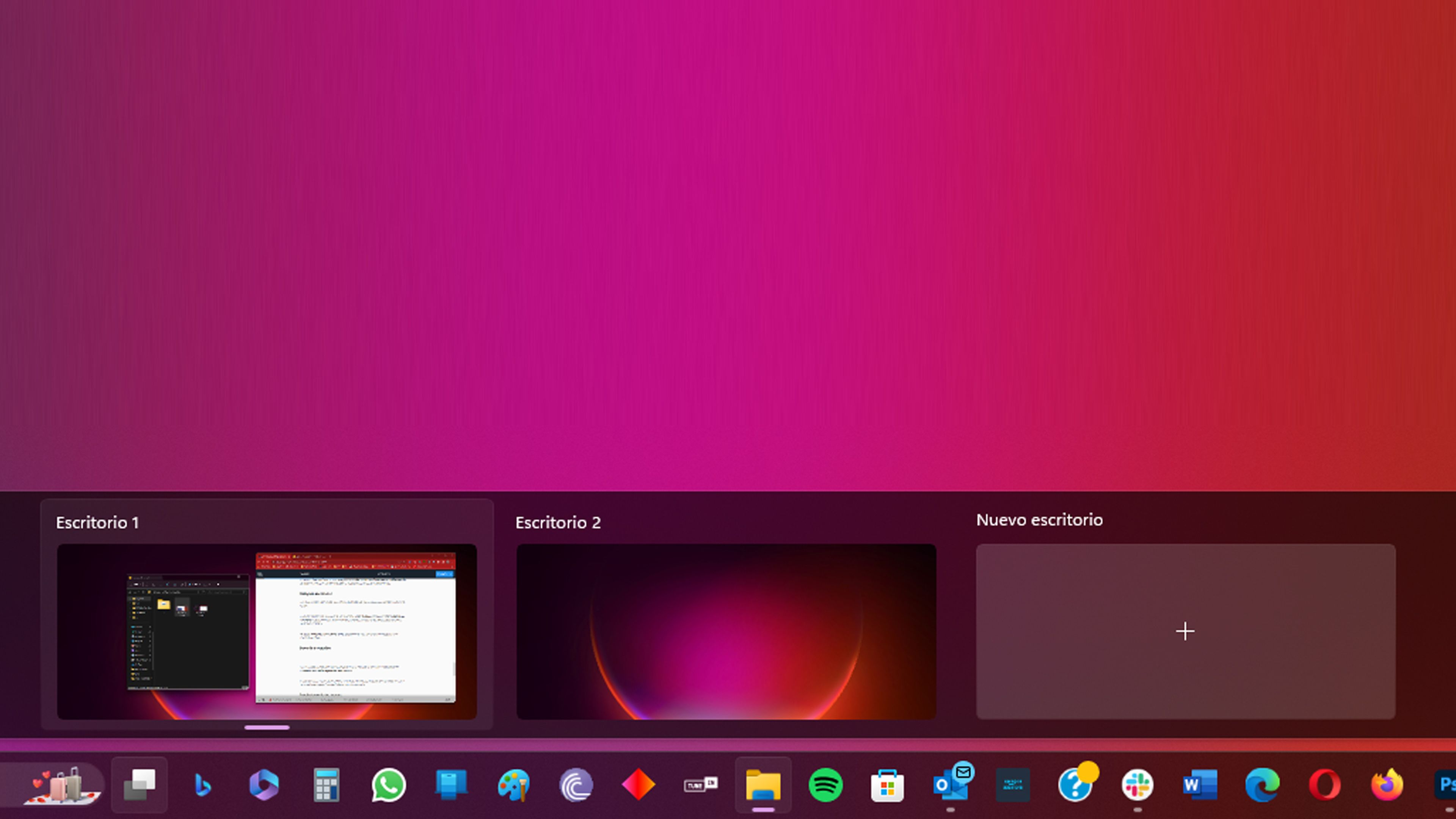 multiple desktops