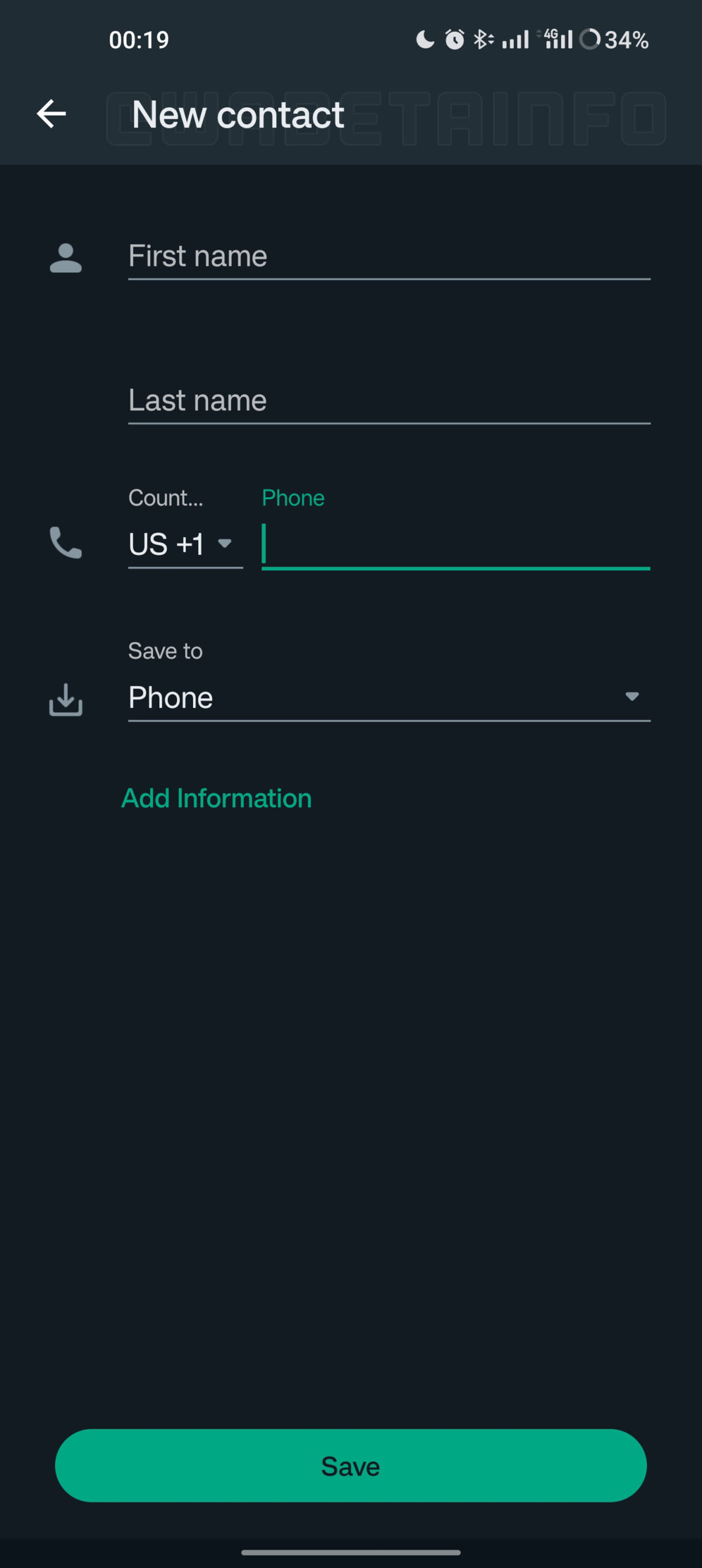 Vas a poder agregar y editar contactos dentro de la aplicación de WhatsApp