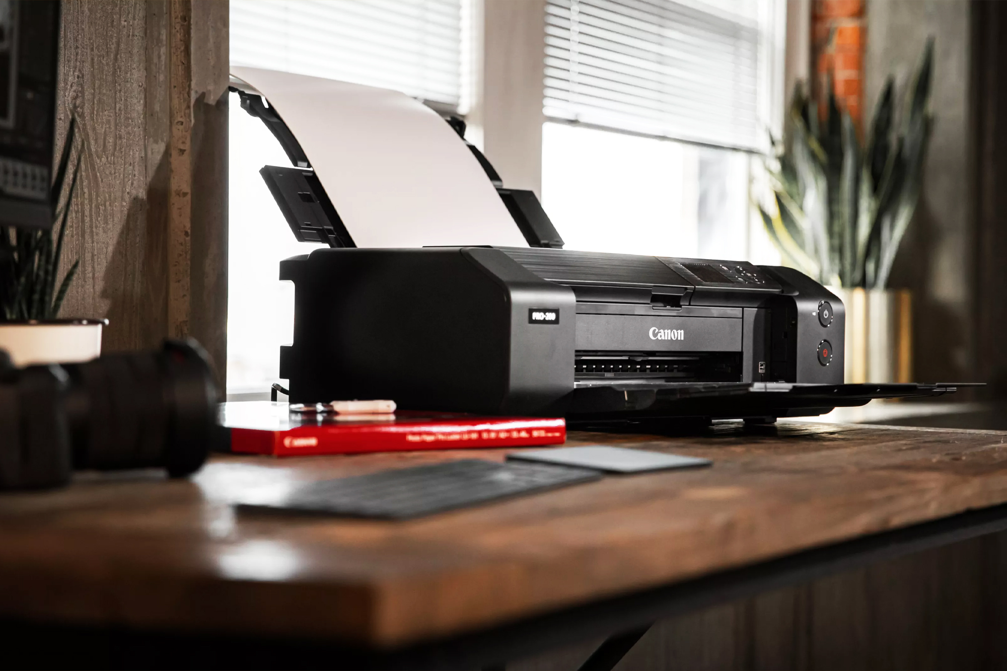 Impresora copiadora escáner lugar de trabajo impresora pequeña