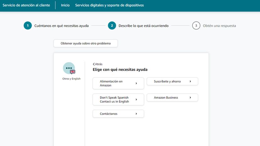 número de atención al cliente en amazon