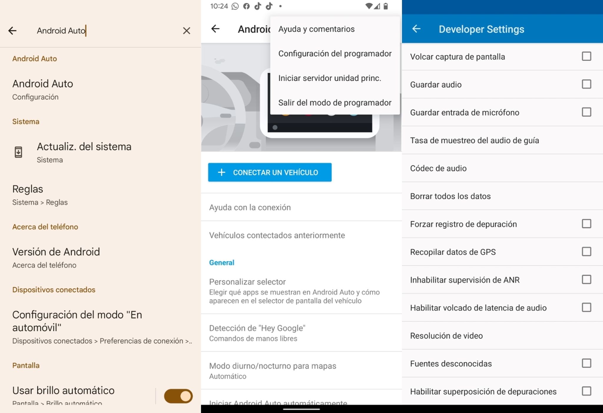 C mo activar el modo desarrollador de android auto y qu ventajas tiene