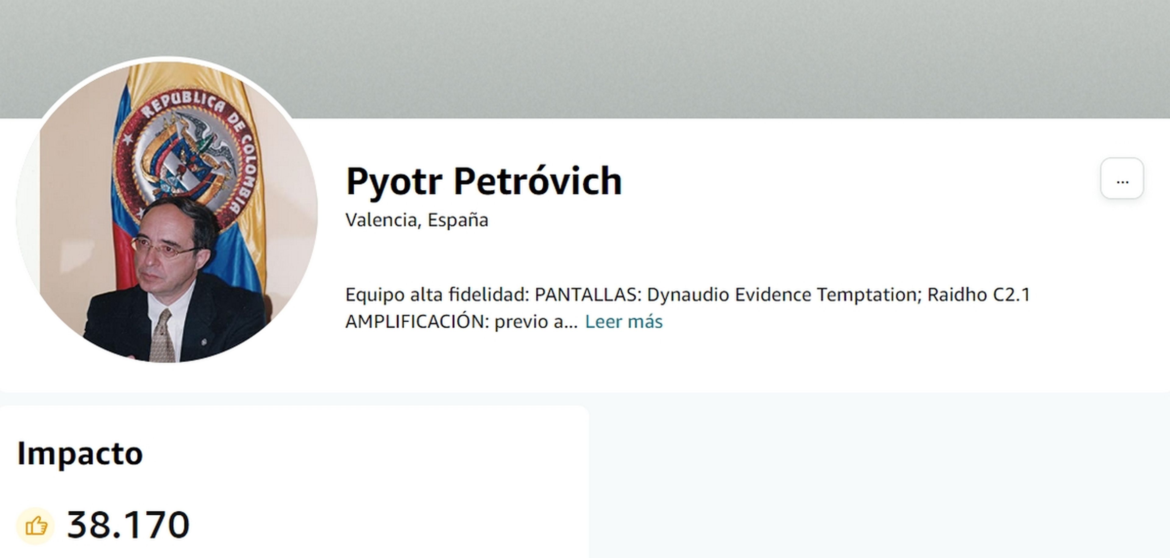 Pyotr Petróvich, el misterioso usuario español de Amazon con miles de reviews de música clásica y un equipo de ensueño