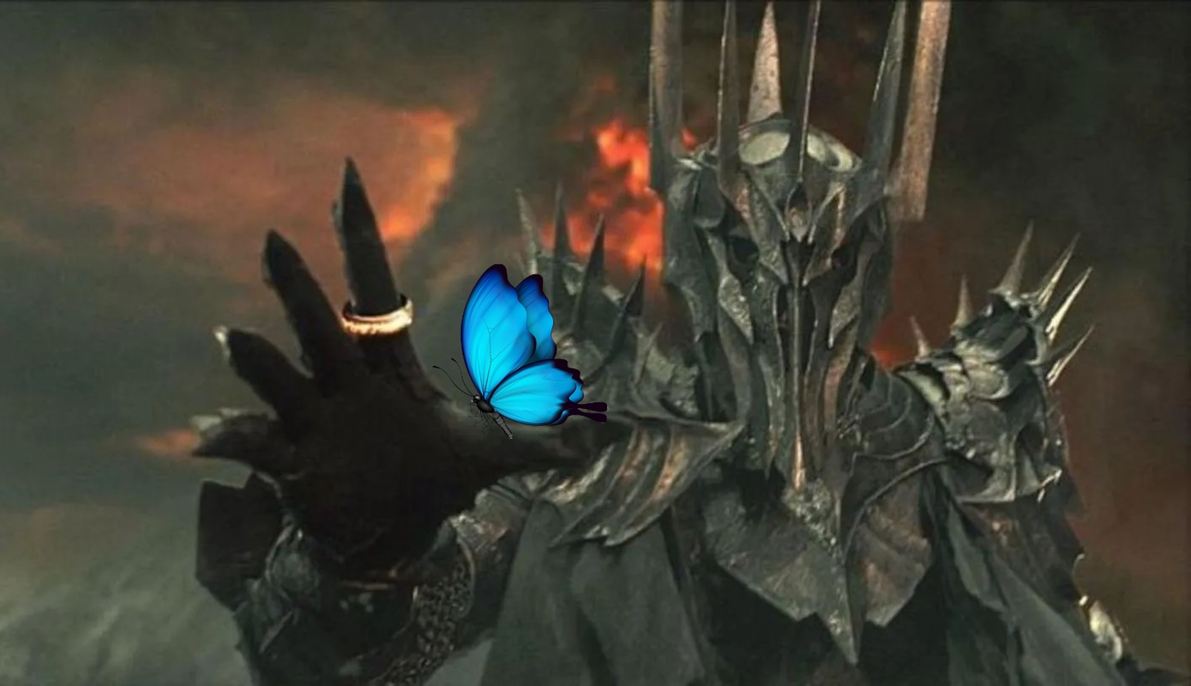 Sauron ya tiene su propia mariposa, lleva su Ojo en las alas
