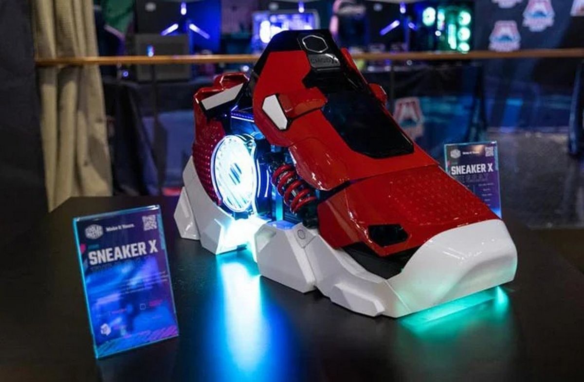 The Sneaker X, the sneaker-shaped gaming device, goes on sale