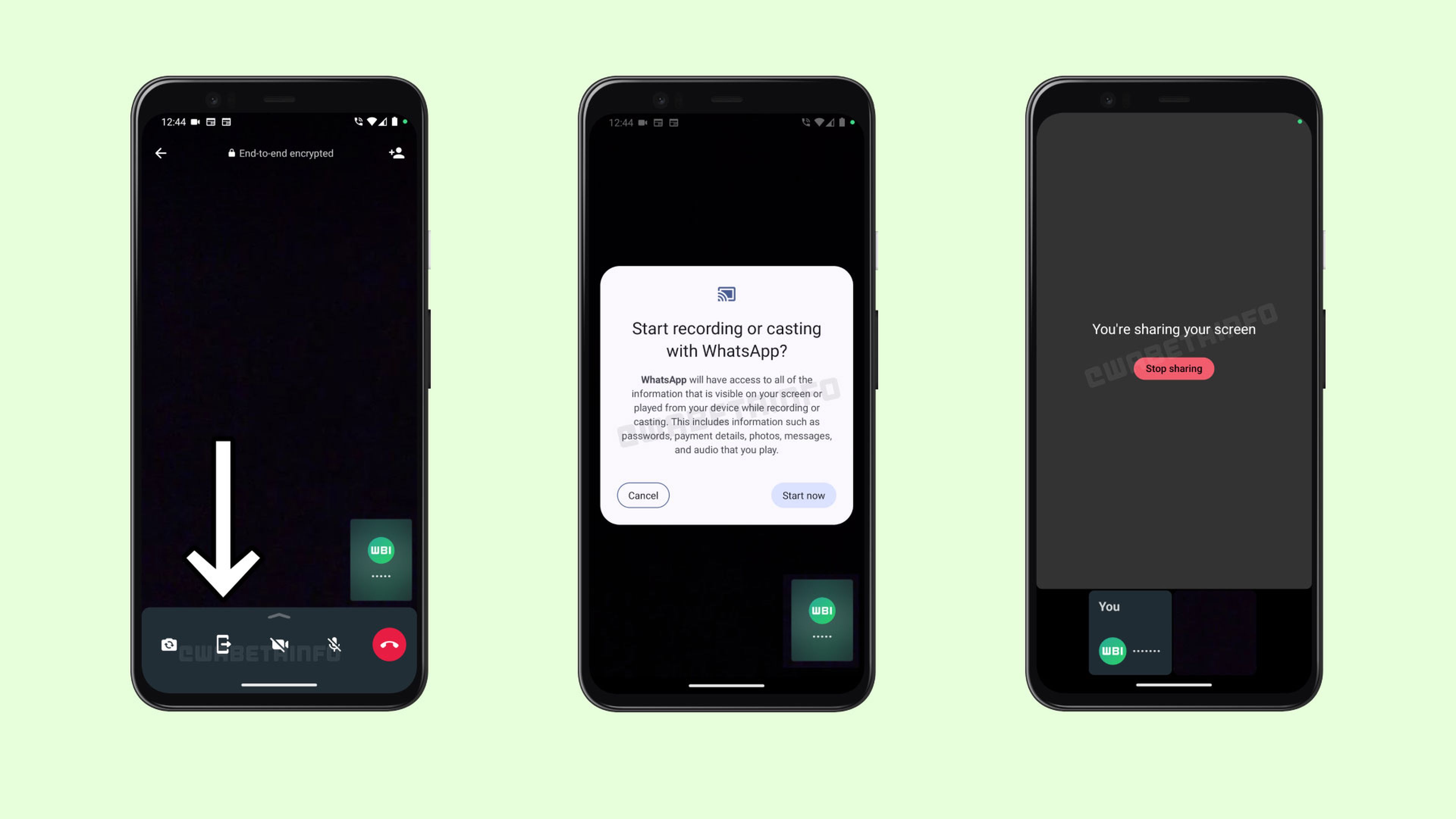WhatsApp te permitirá compartir la pantalla de tu móvil en las videollamadas