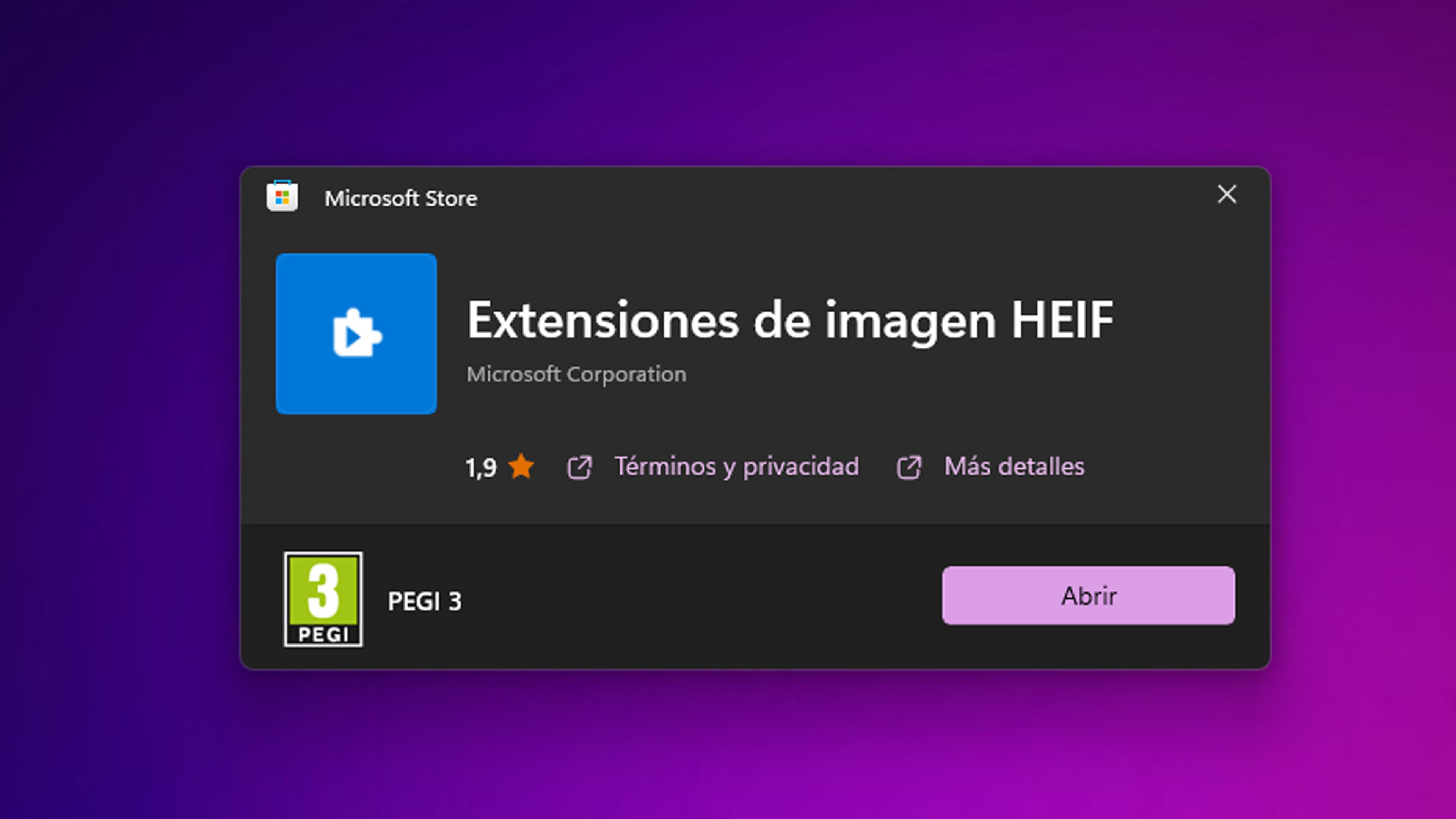 Windows HEIC