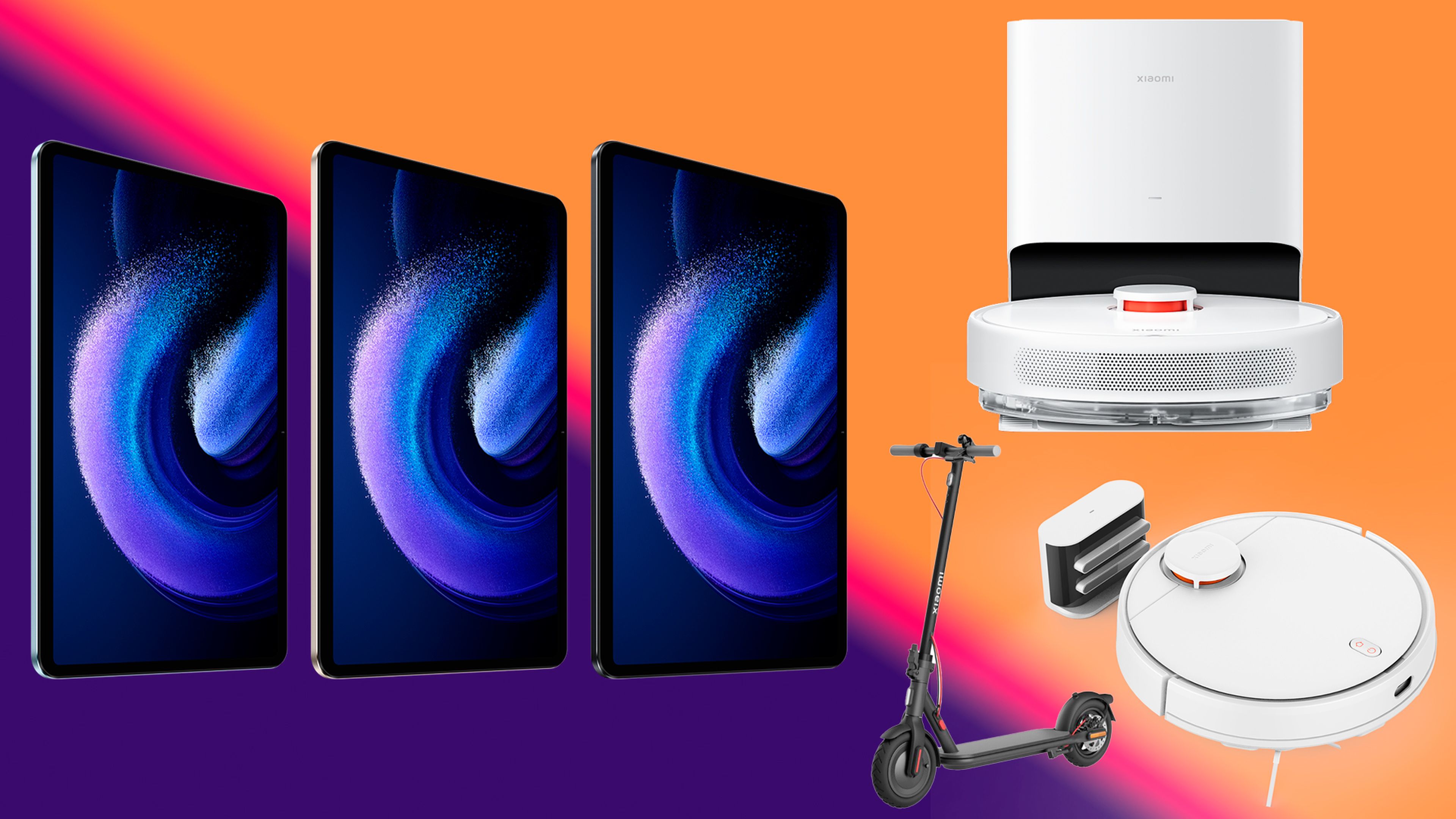 Xiaomi renueva su catálogo: nueva tablet, dos patinetes eléctricos y robots aspirador
