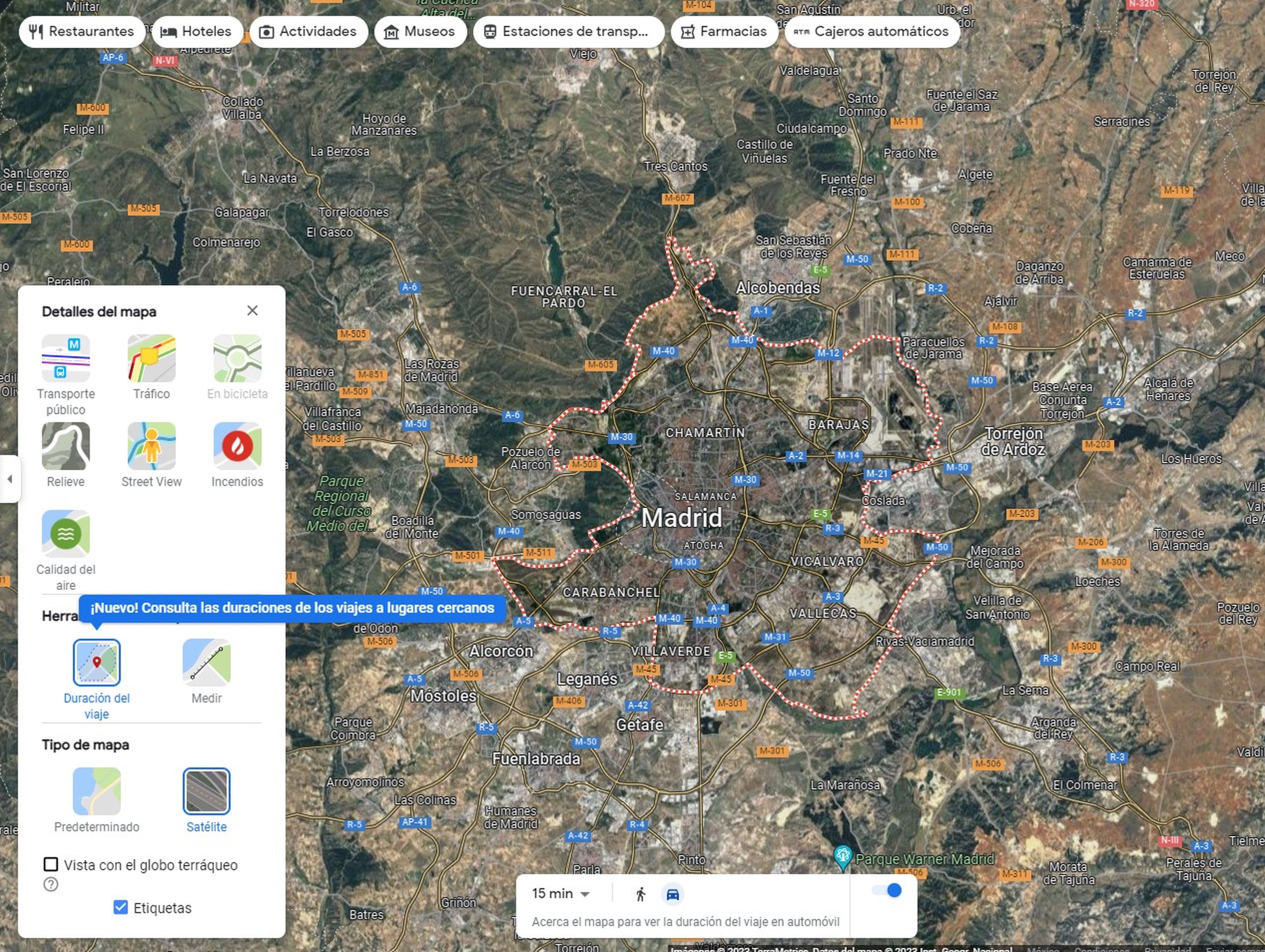 Capas Google Maps