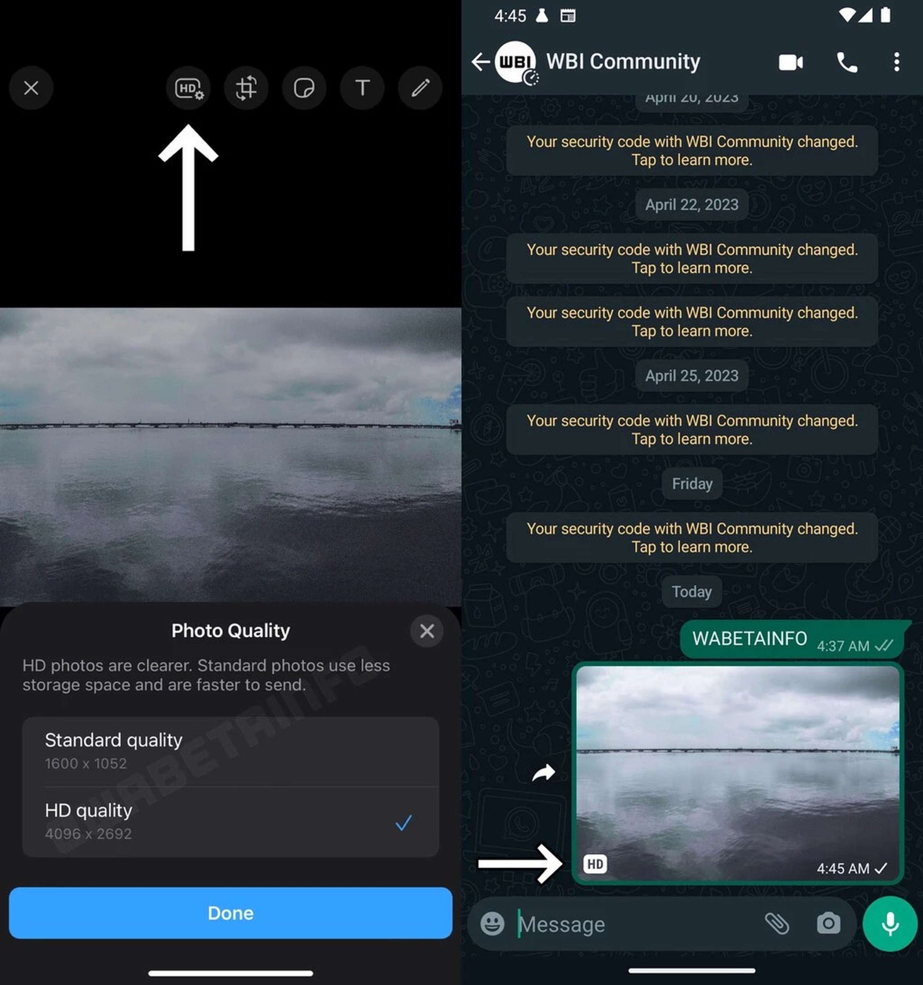 Enviar fotos en alta resolución en WhatsApp ya es posible para Android e iOS