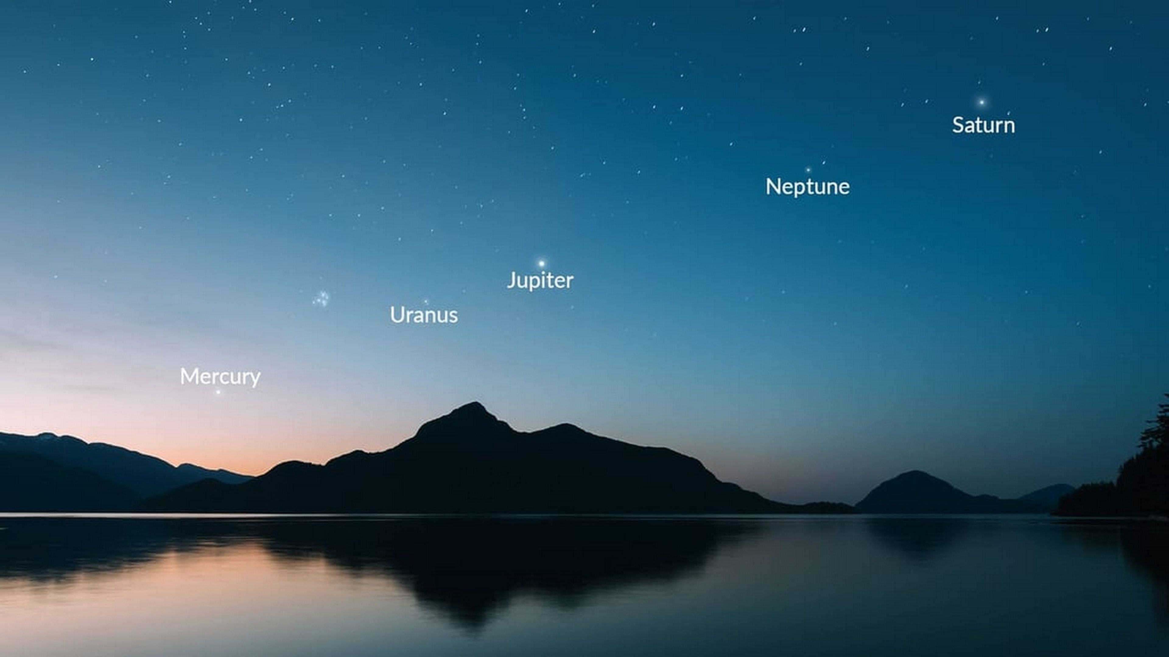 Este fin se semana se alinean 5 planetas en el cielo, así puedes verlos