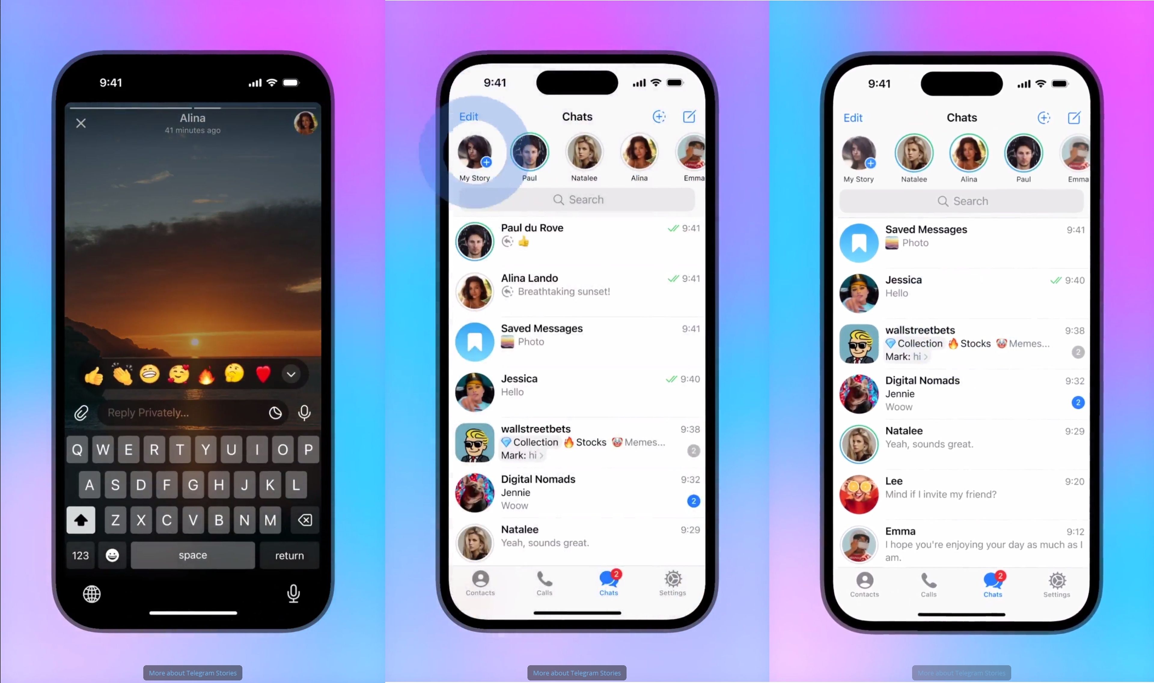 Las historias de Telegram ya están aquí y llegan para competir con las de WhatsApp