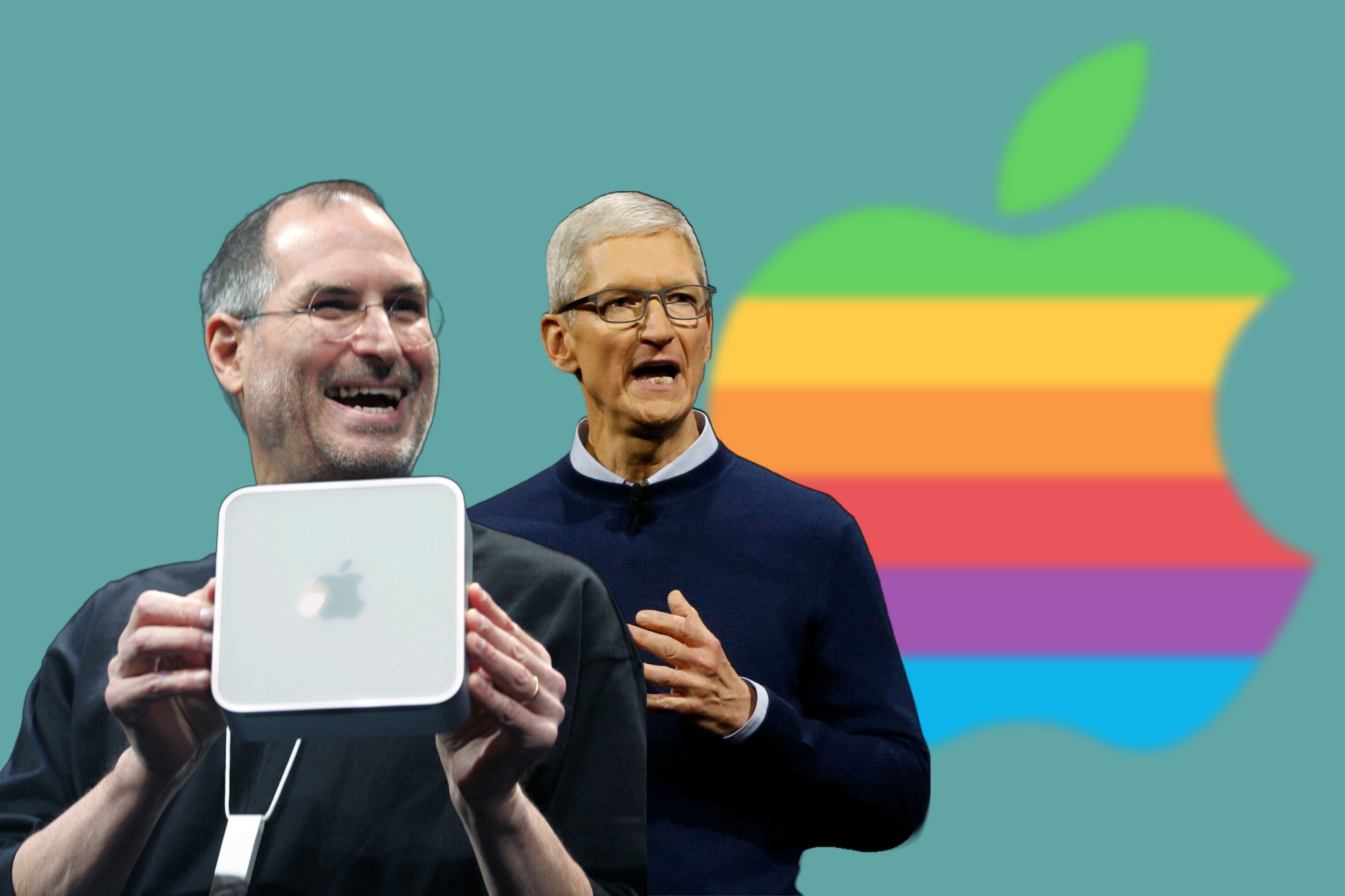 Paleontología web Apple historia: Steve Jobs Tim Cook