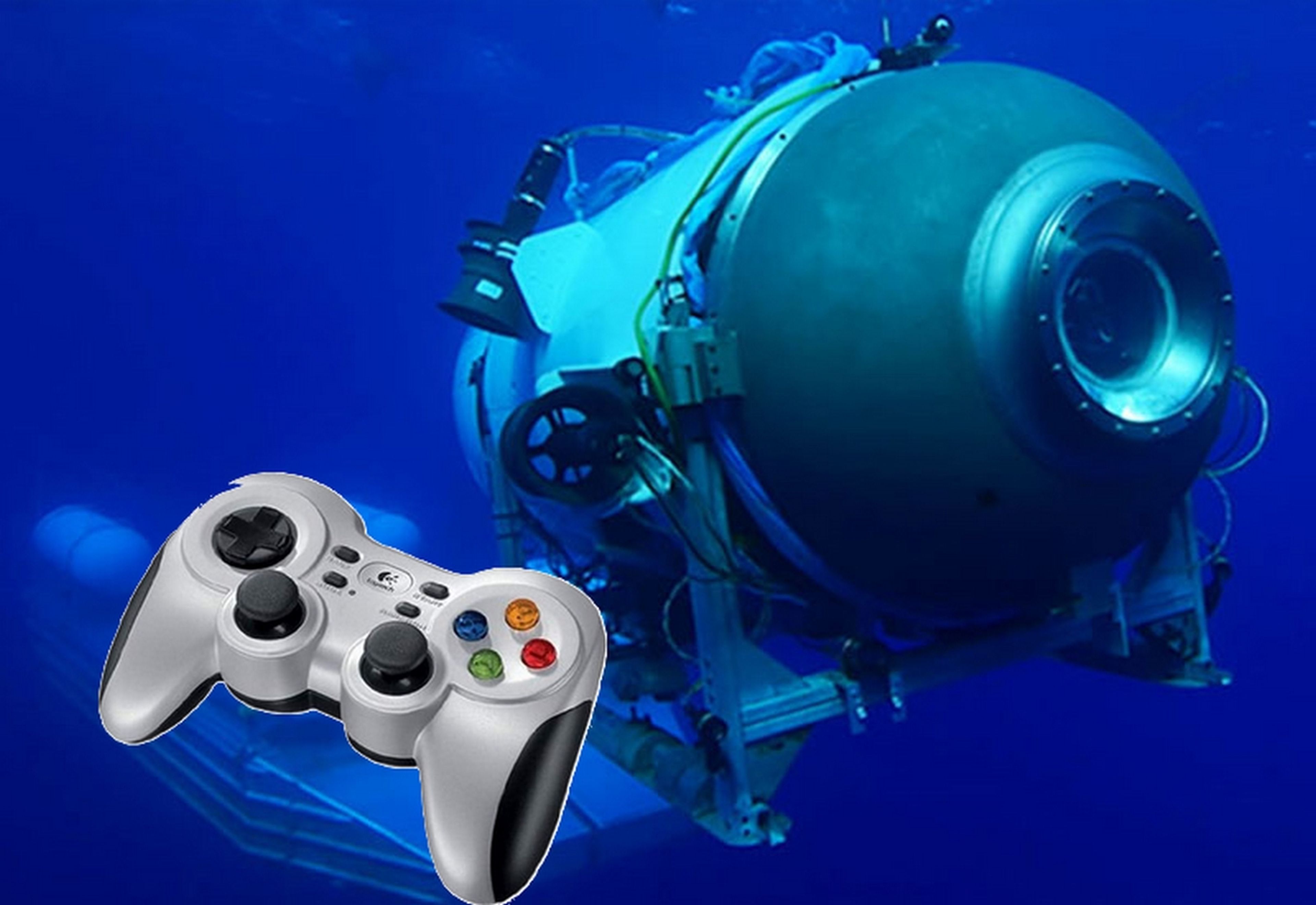 El submarino desaparecido se manejaba con un gamepad de Logitech para juegos de hace 15 años, y es más habitual de lo que crees