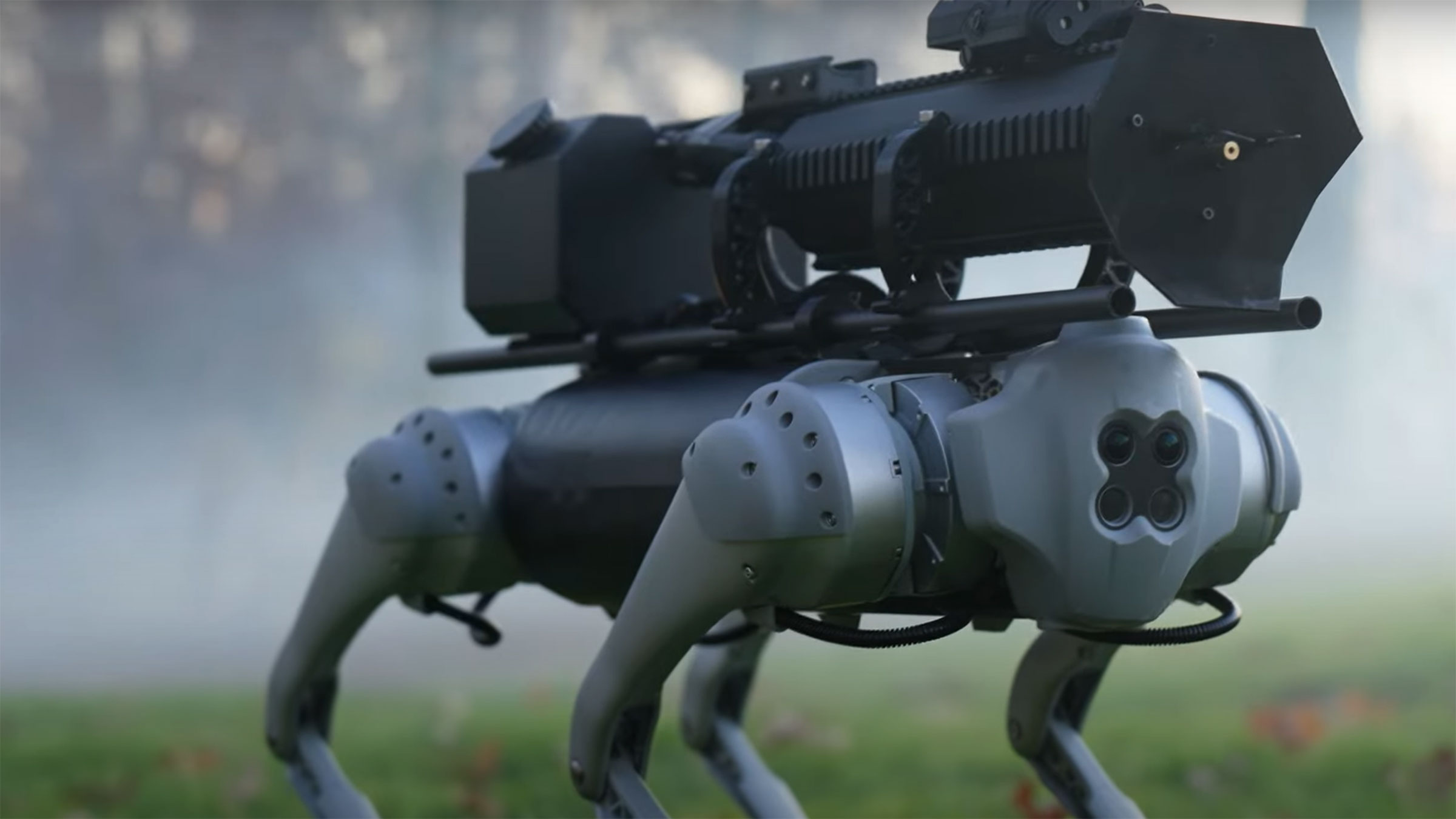 Esta empresa vende un perro robot con un lanzallamas incorporado