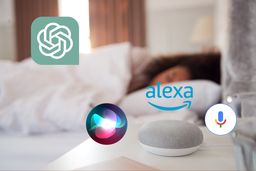 Amazon Alexa, Google Assistant, ChatGPT, Siri Apple asistentes virtuales