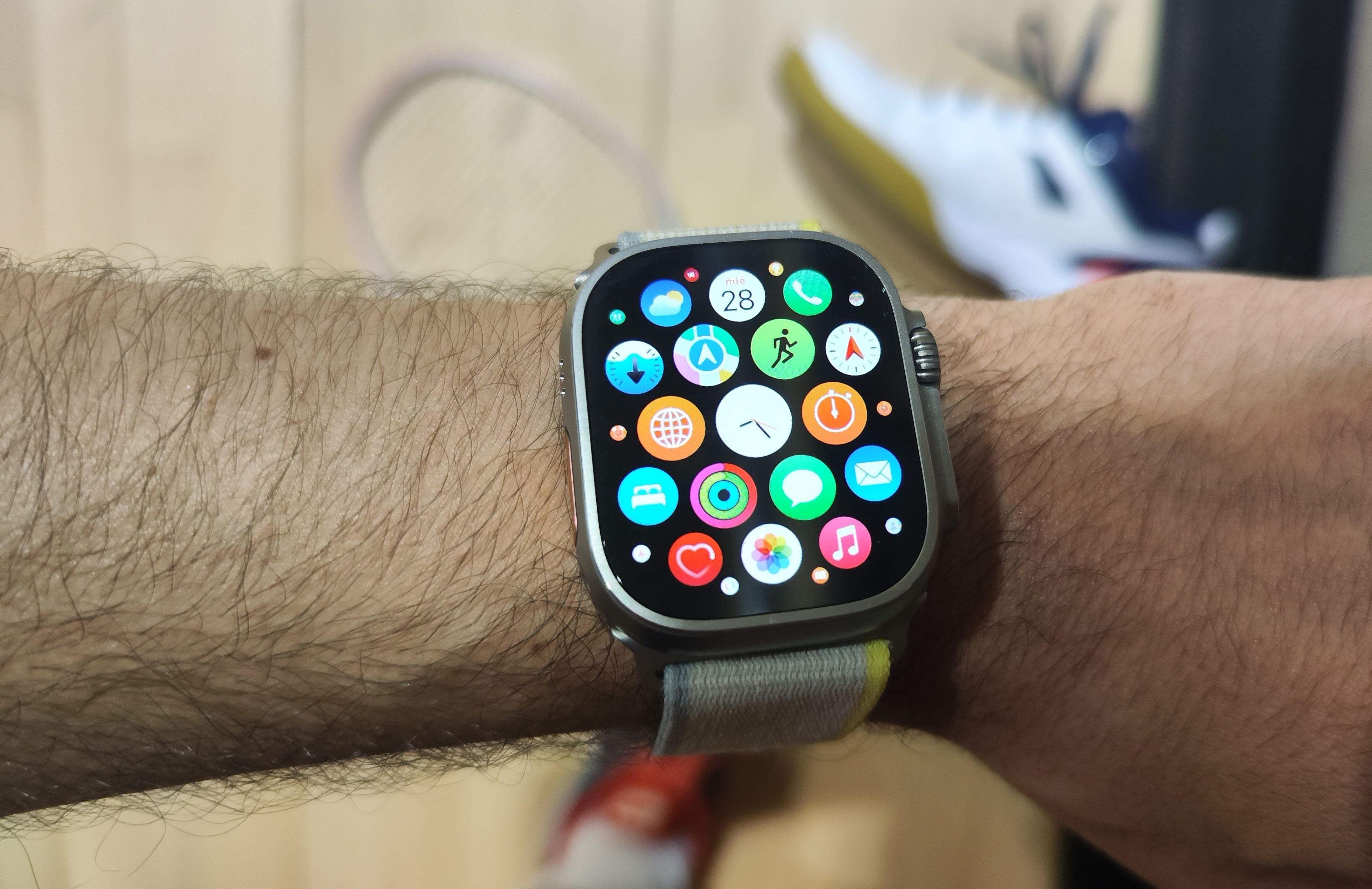 Apple Watch Ultra bádminton