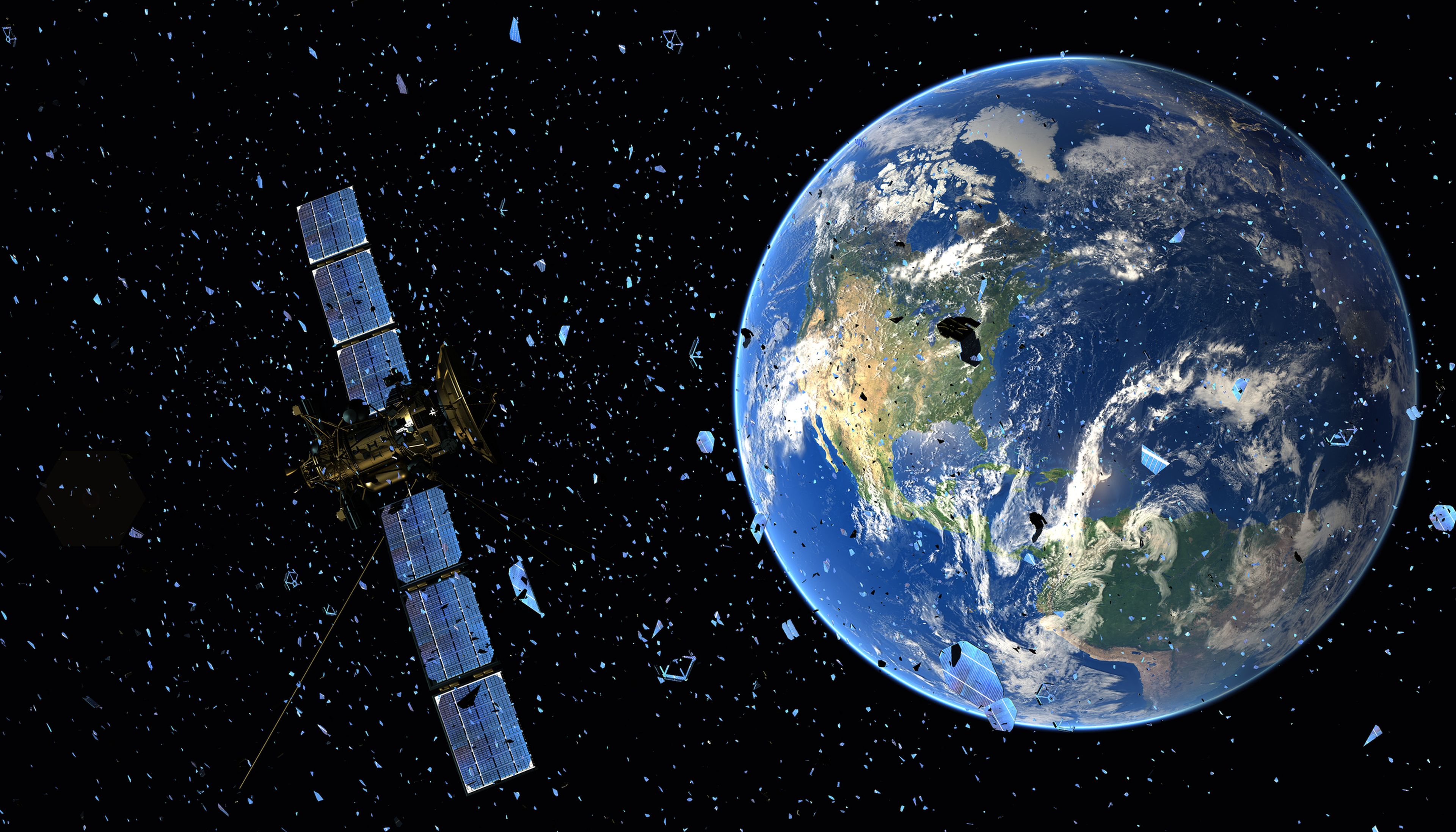 La basura espacial y las pruebas de armas antisatélite amenazan la órbita terrestre