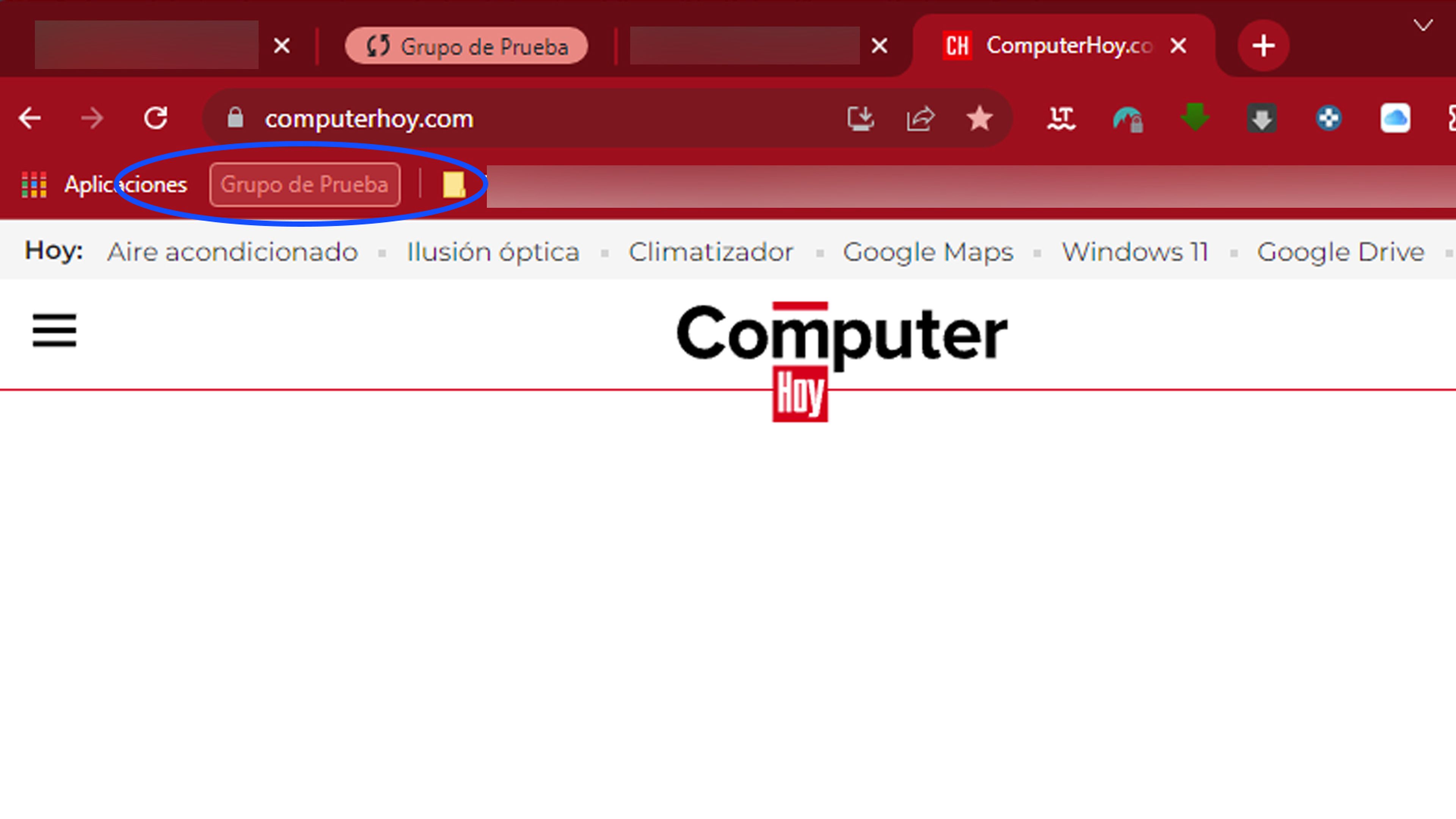 Persistent groups in Chrome