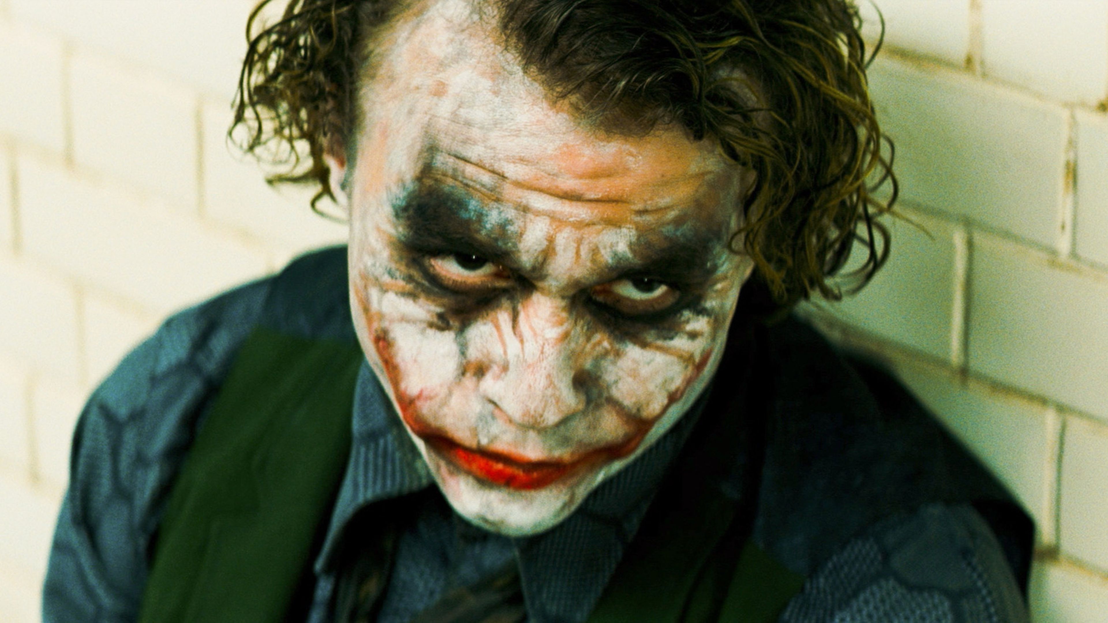 Heath Ledger as the Joker in The Dark Knight