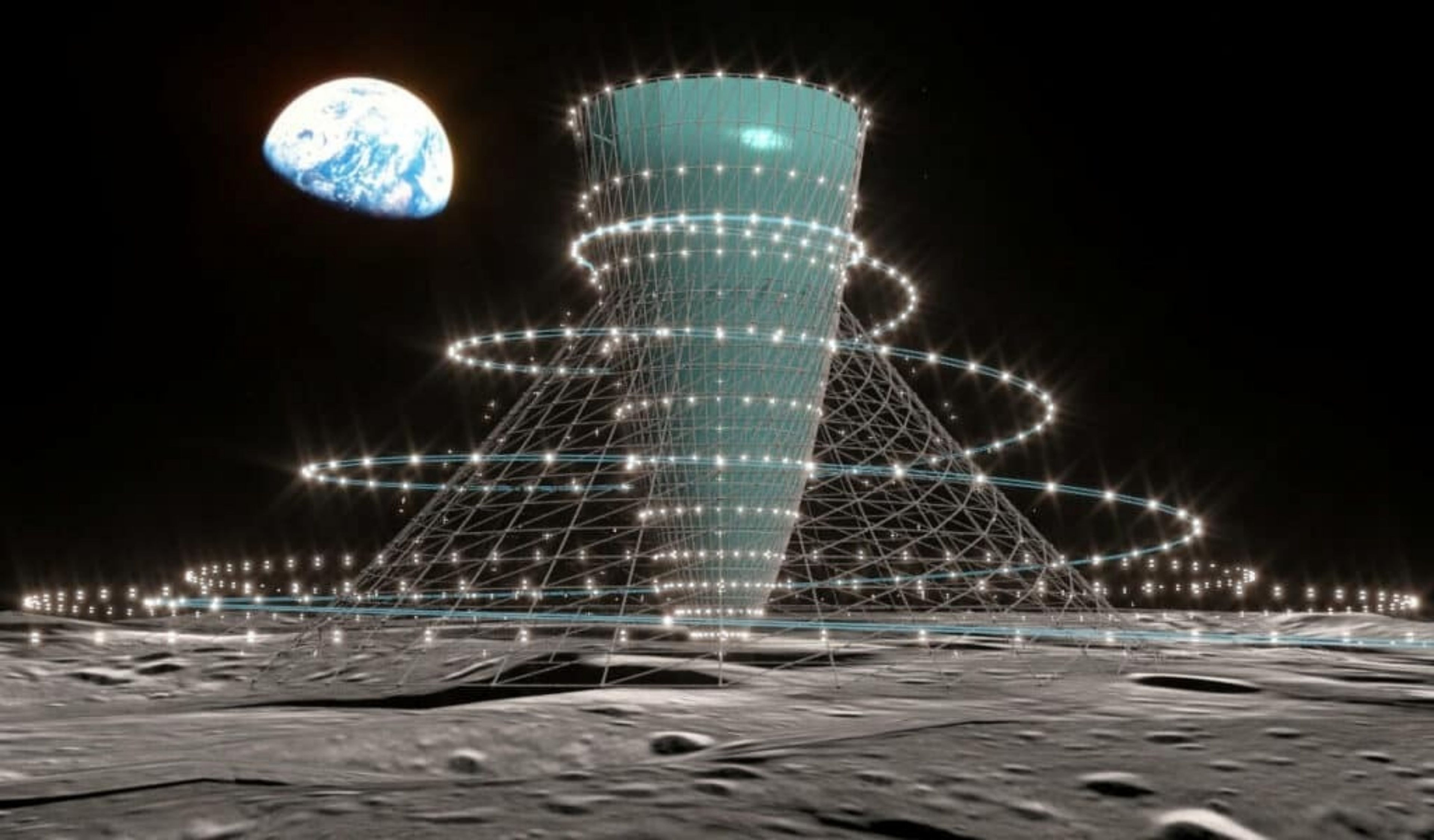 Japón montará en la Luna una estructura gigante que gira cada 20 segundos para emular la gravedad de la Tierra