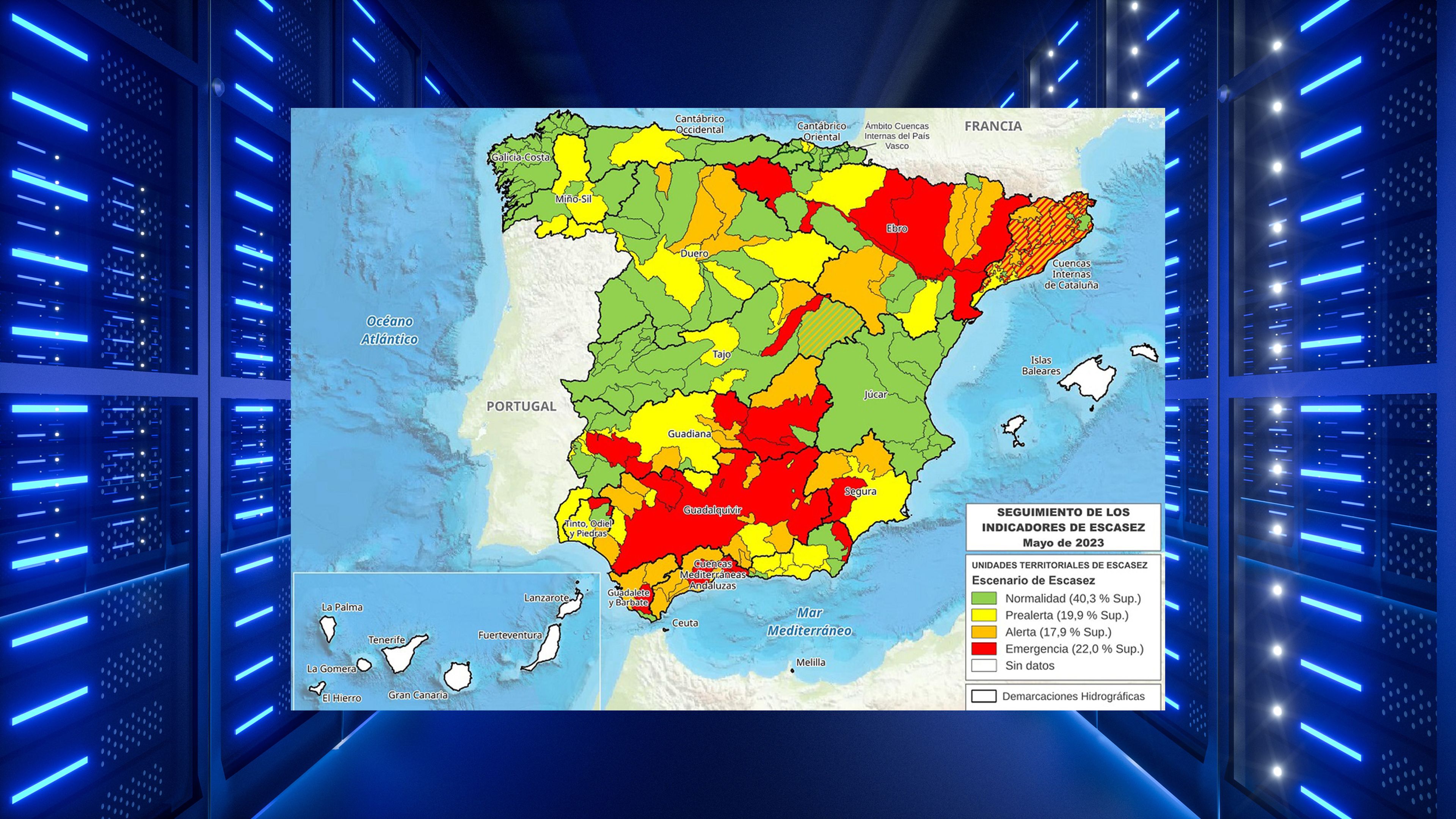 La sequía en España y el alto consumo de agua de los centros de datos: el gran desafío de la industria