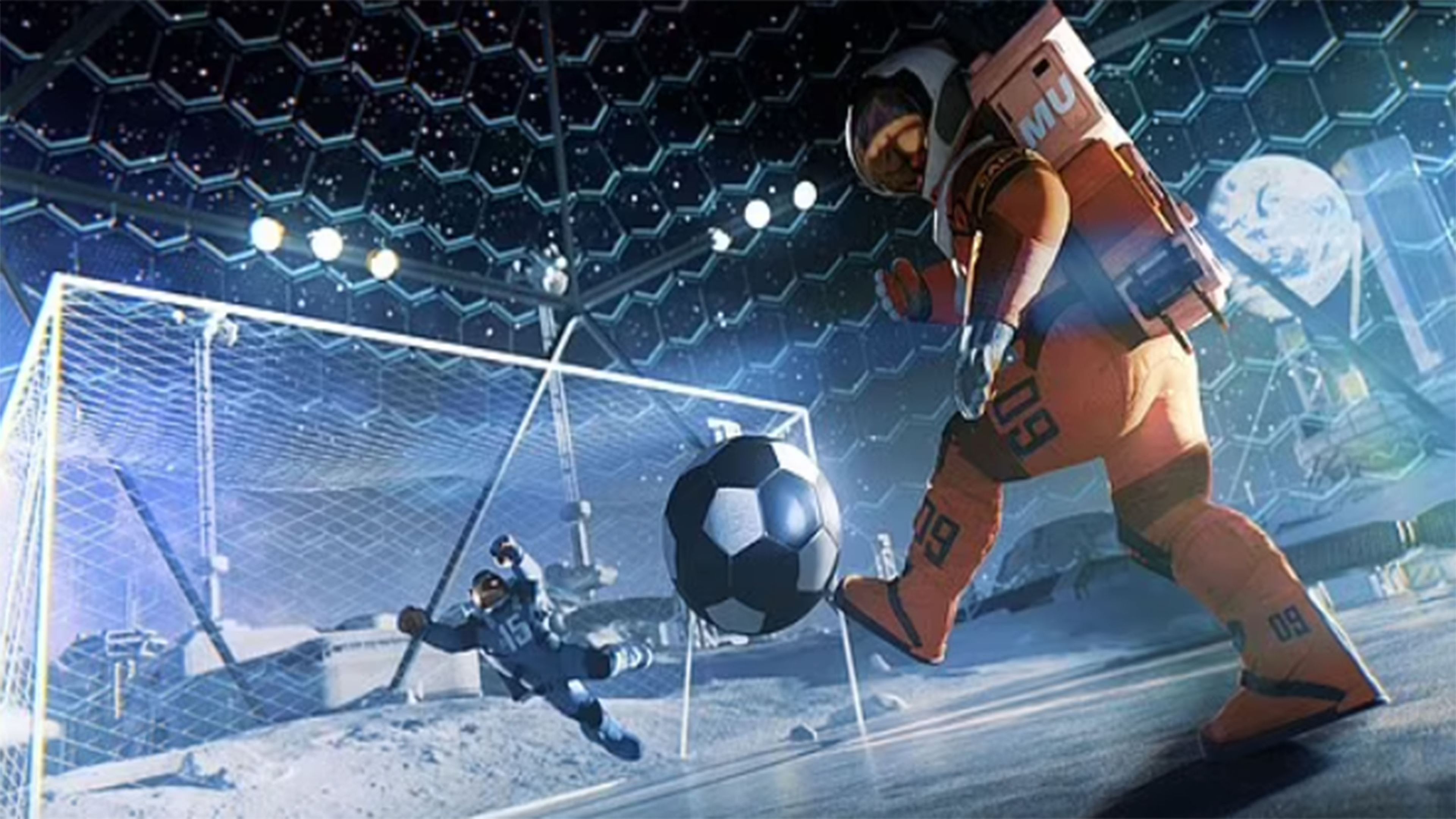 Así sería un partido de fútbol profesional en la Luna y lo planean para 2035