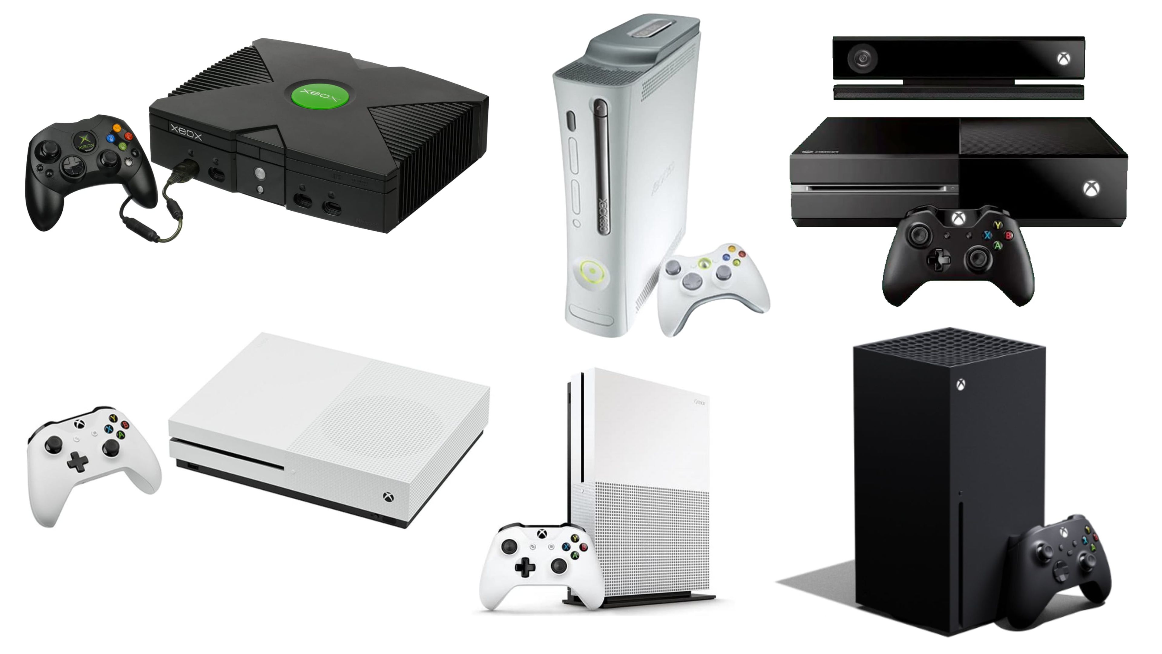 Todas las versiones de Xbox de Microsoft