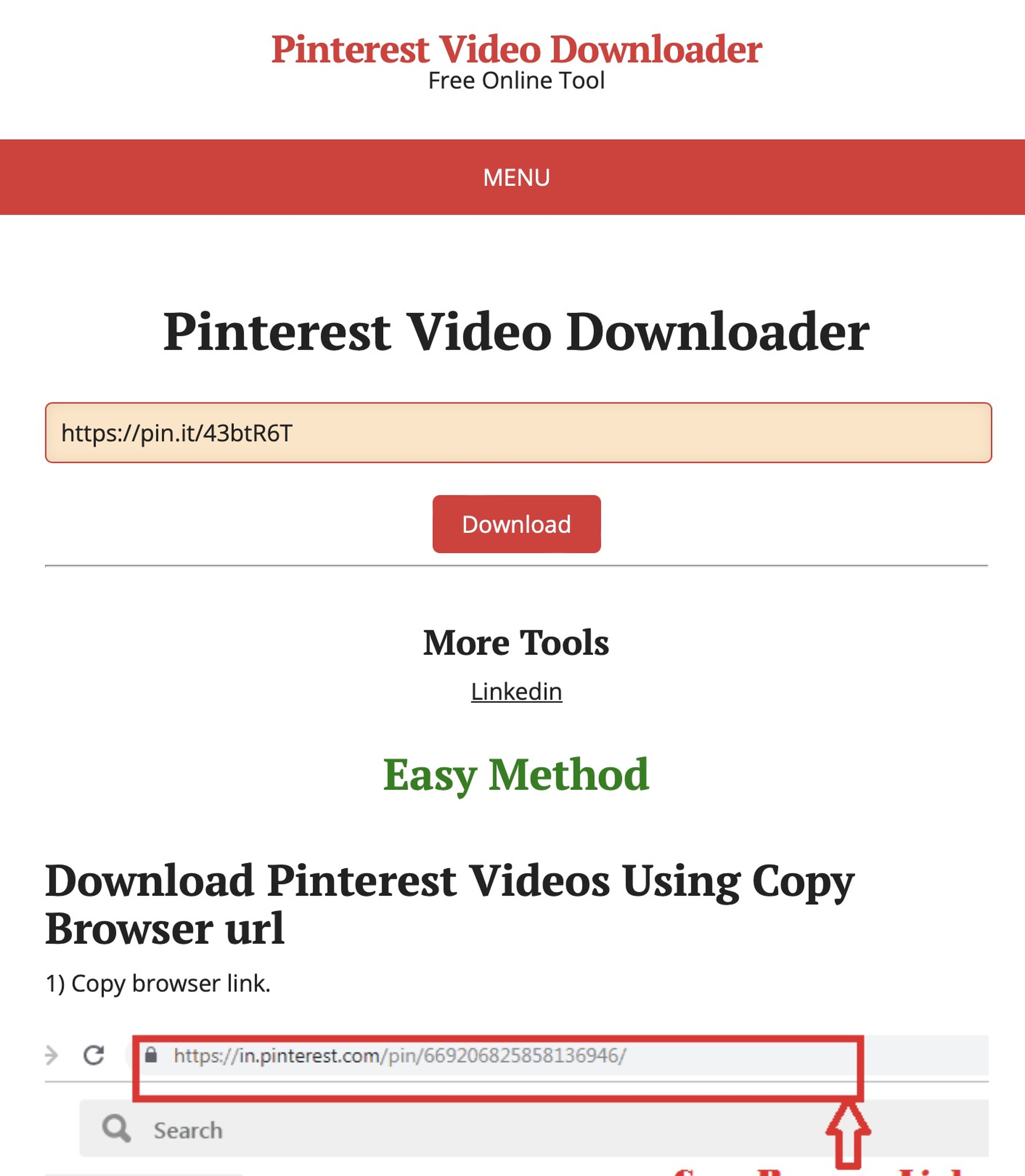 Cómo descargar vídeos de Pinterest