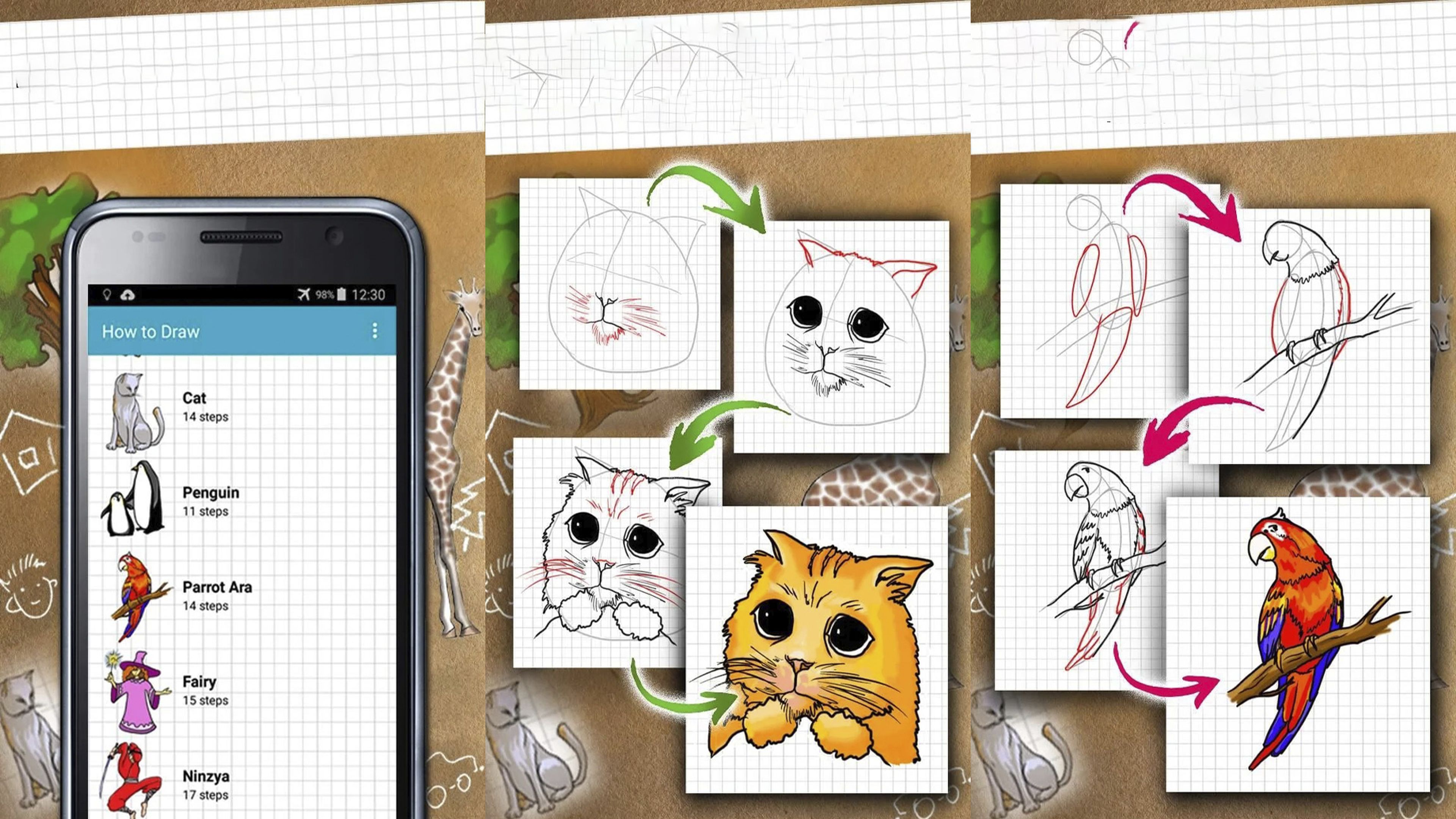 Aprender a Dibujar paso a paso - Aplicaciones en Google Play