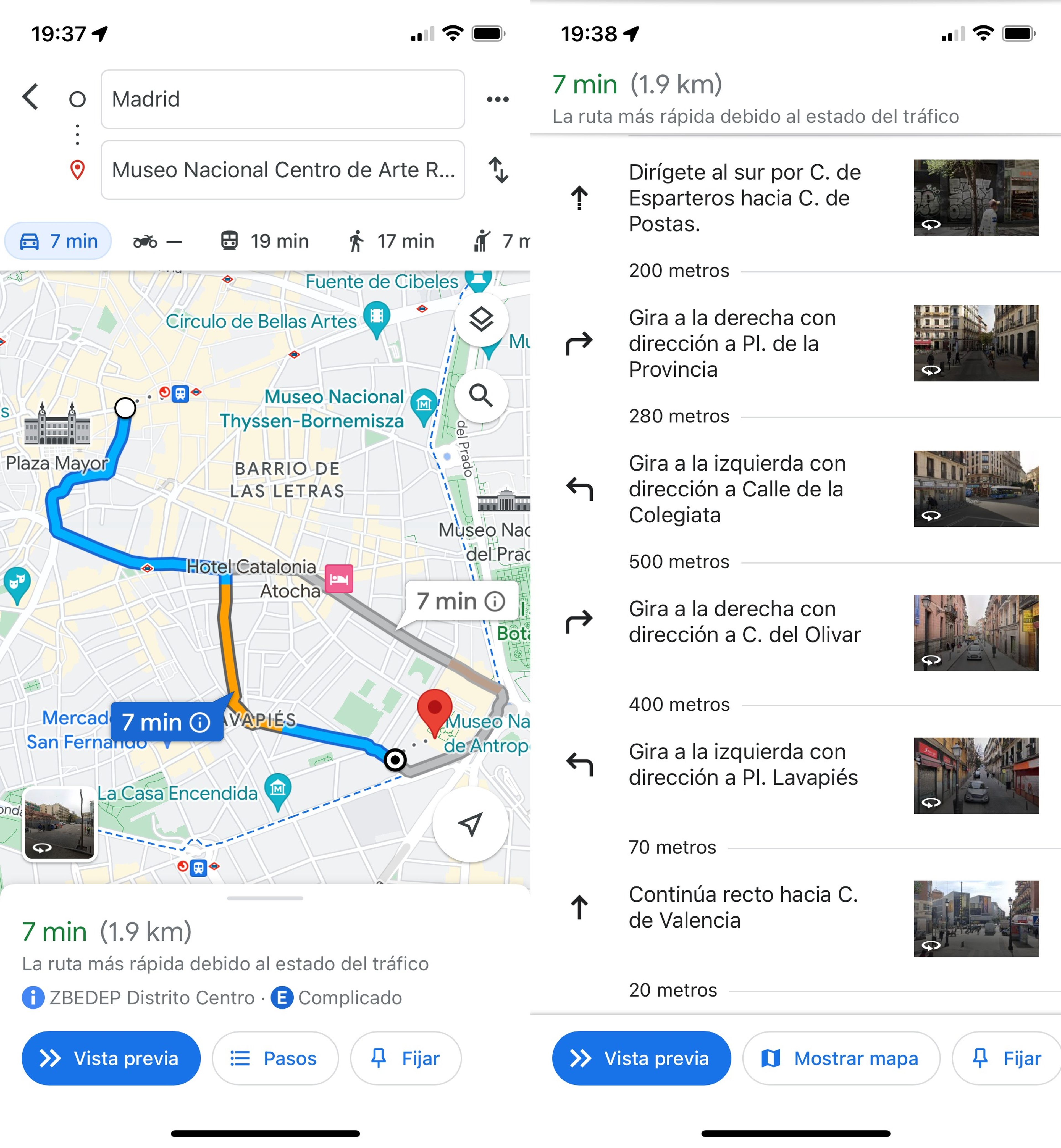 Elegir tu destino mejor desde el móvil en Google Maps