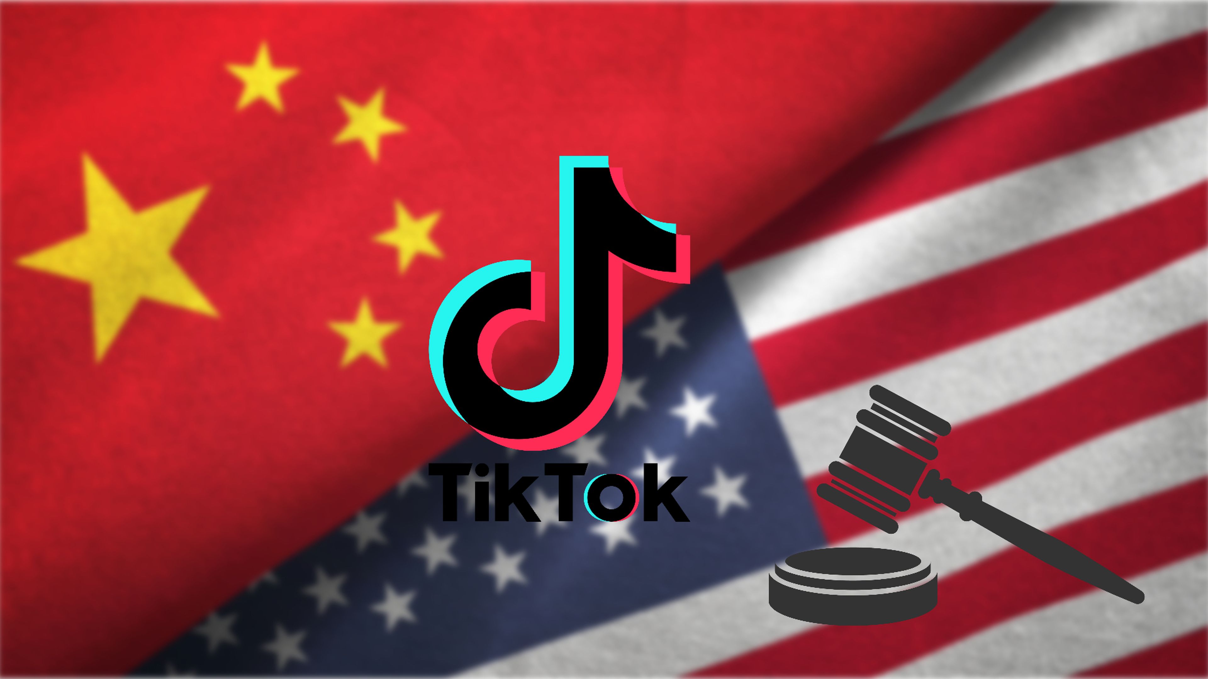 Futuro de TikTok prohibiciones bandera Estados Unidos China