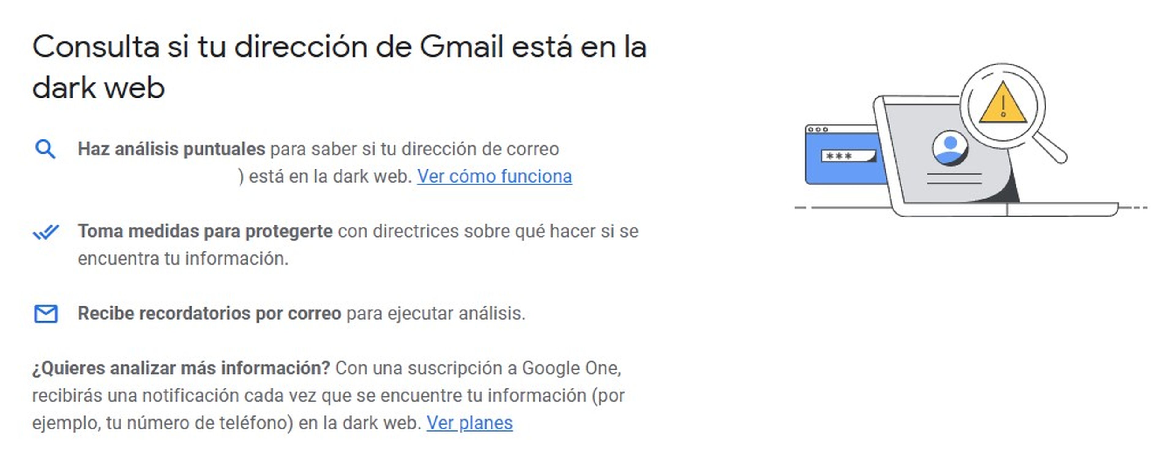 Gmail en Dark Web