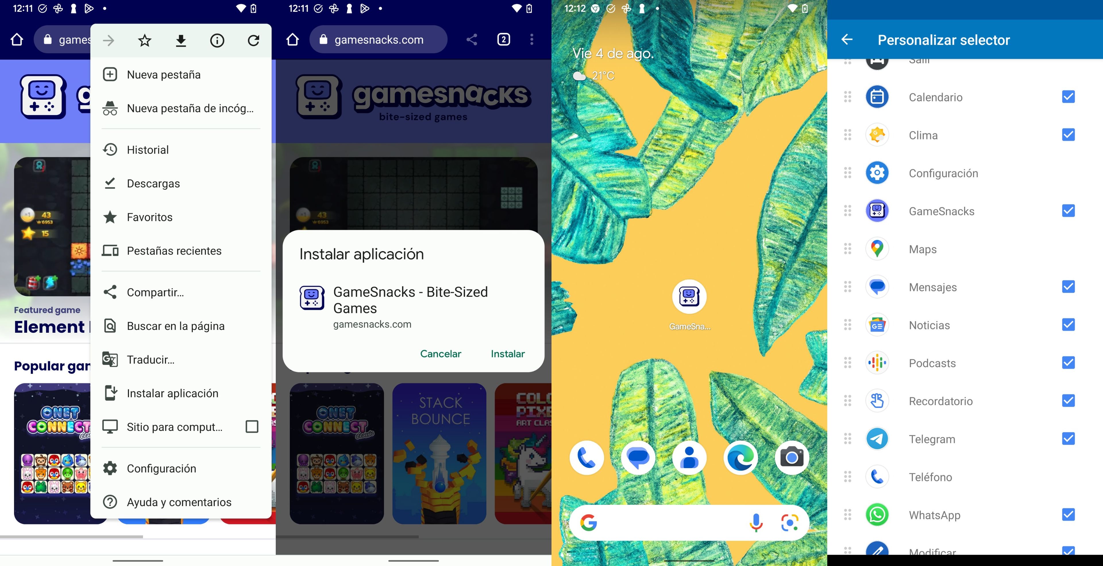 Instalar juegos en Android Auto