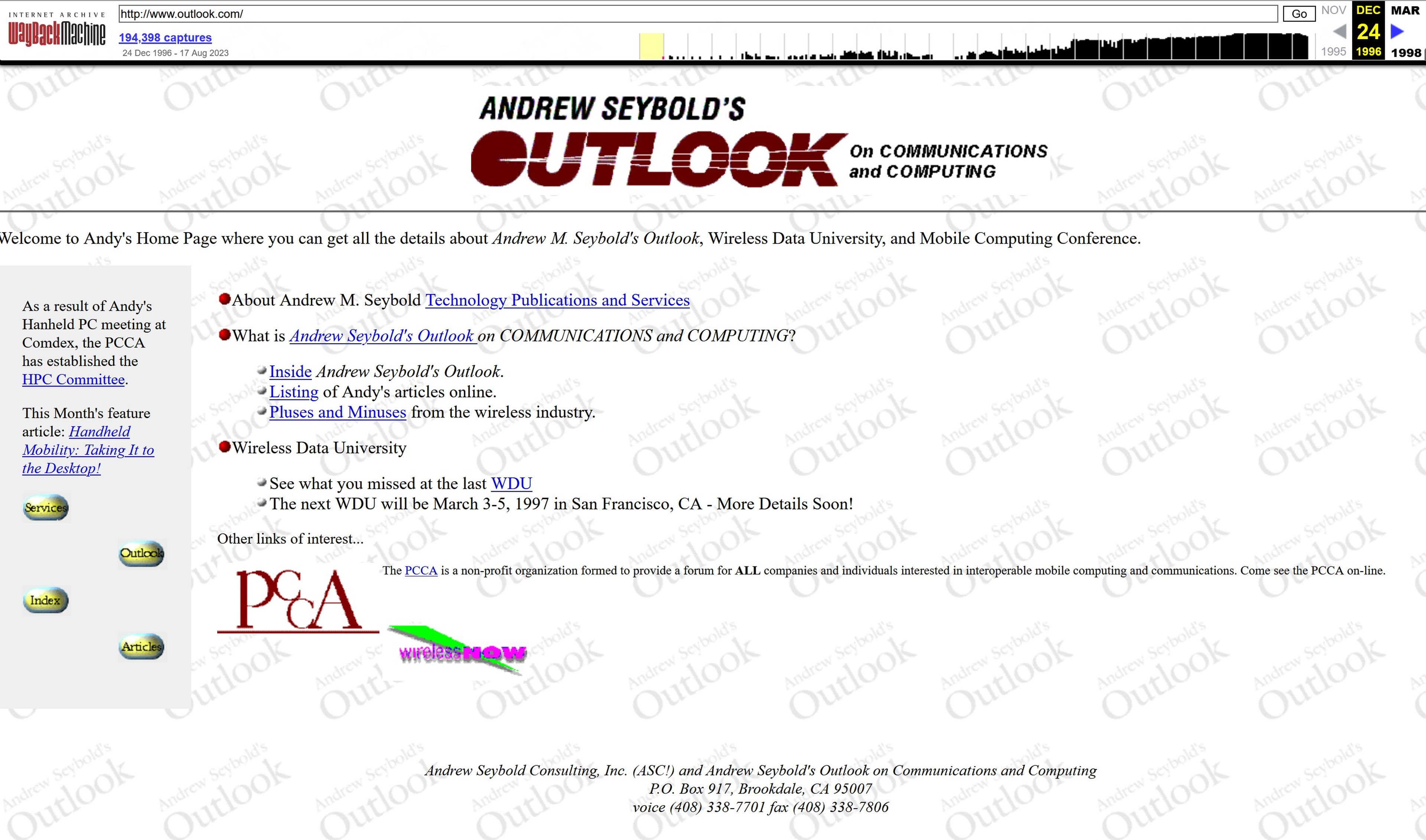 Paleontología Web Outlook Hotmail