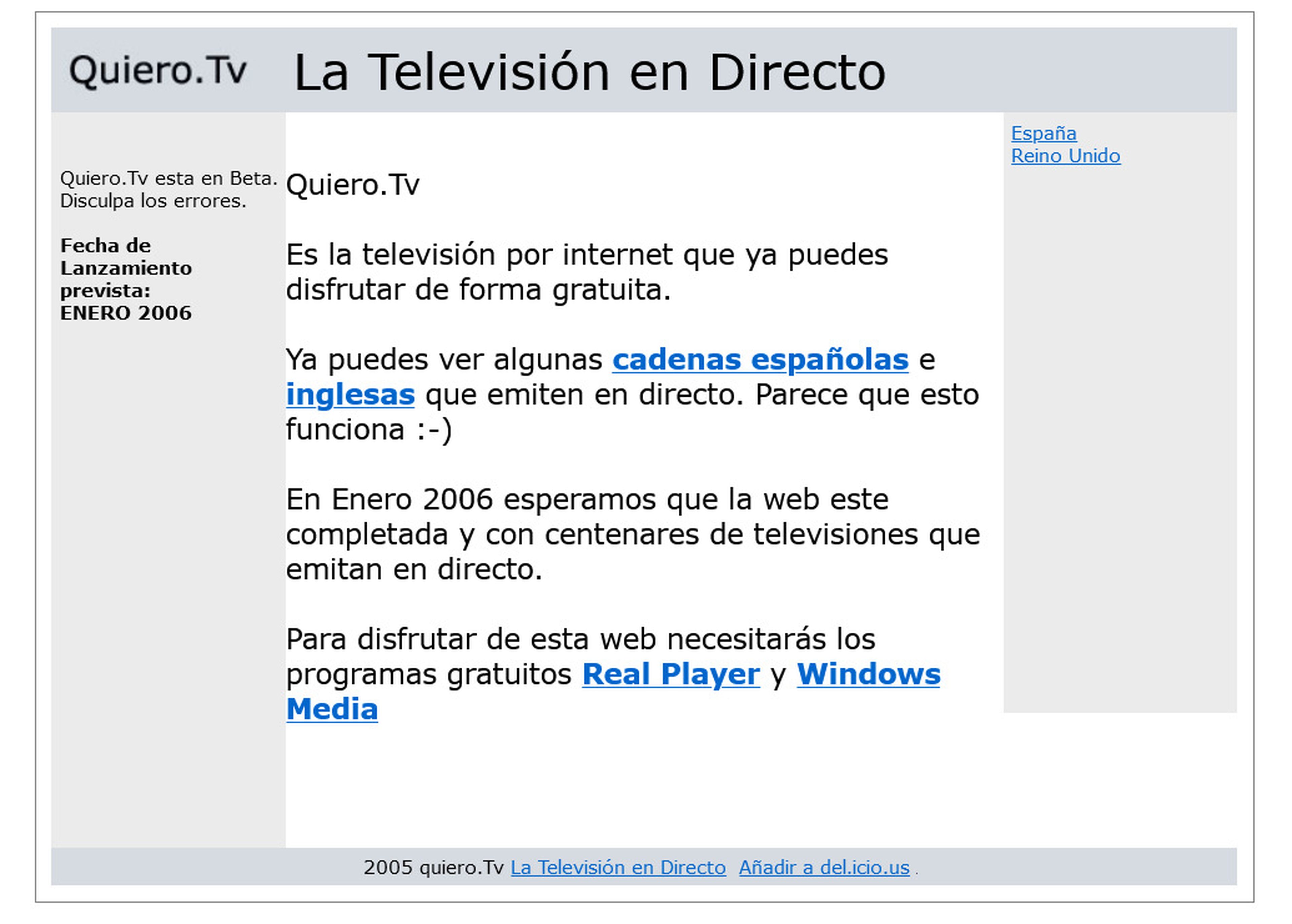 Quiero TV Onda Digital primer canal TDT España