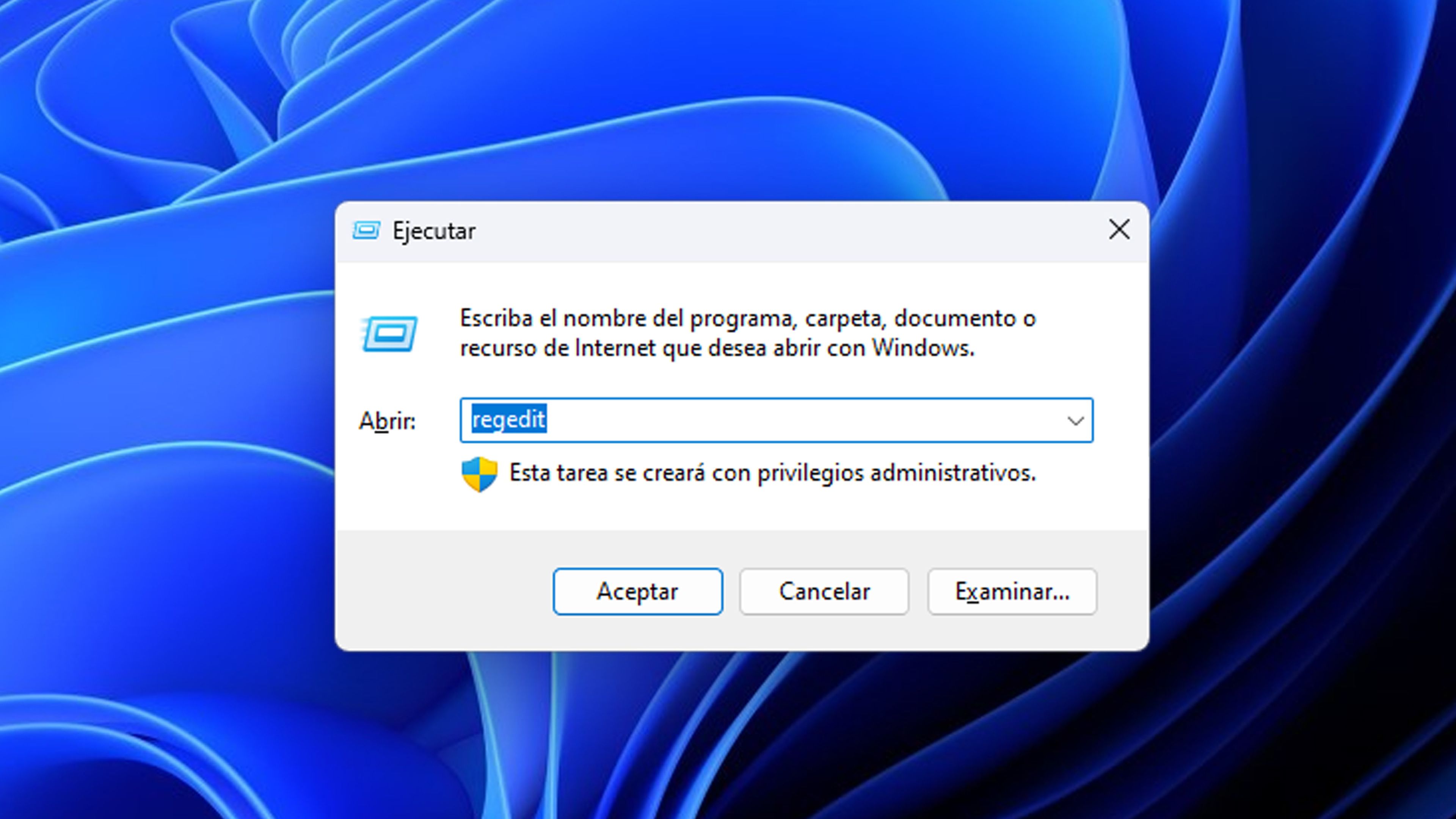 Recuperar botón de apagar Windows 11