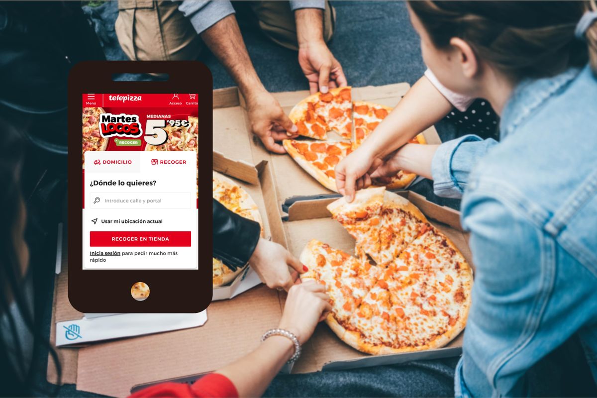 The pioneer company in the delivery of food at home in Spain that's how it was and that's how