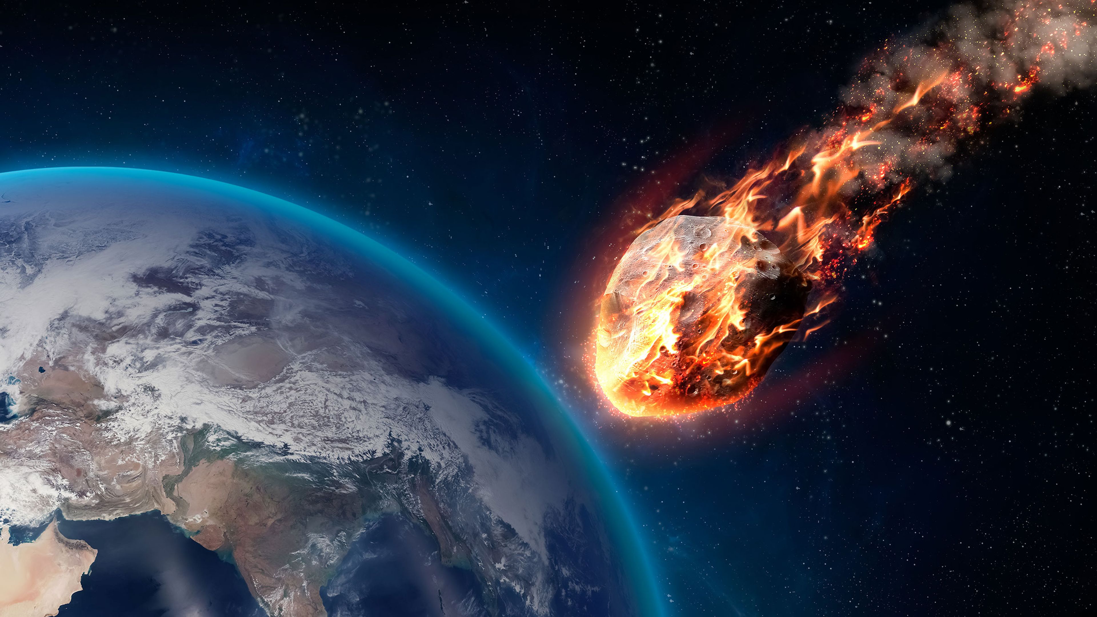 Asteroide hacia la Tierra