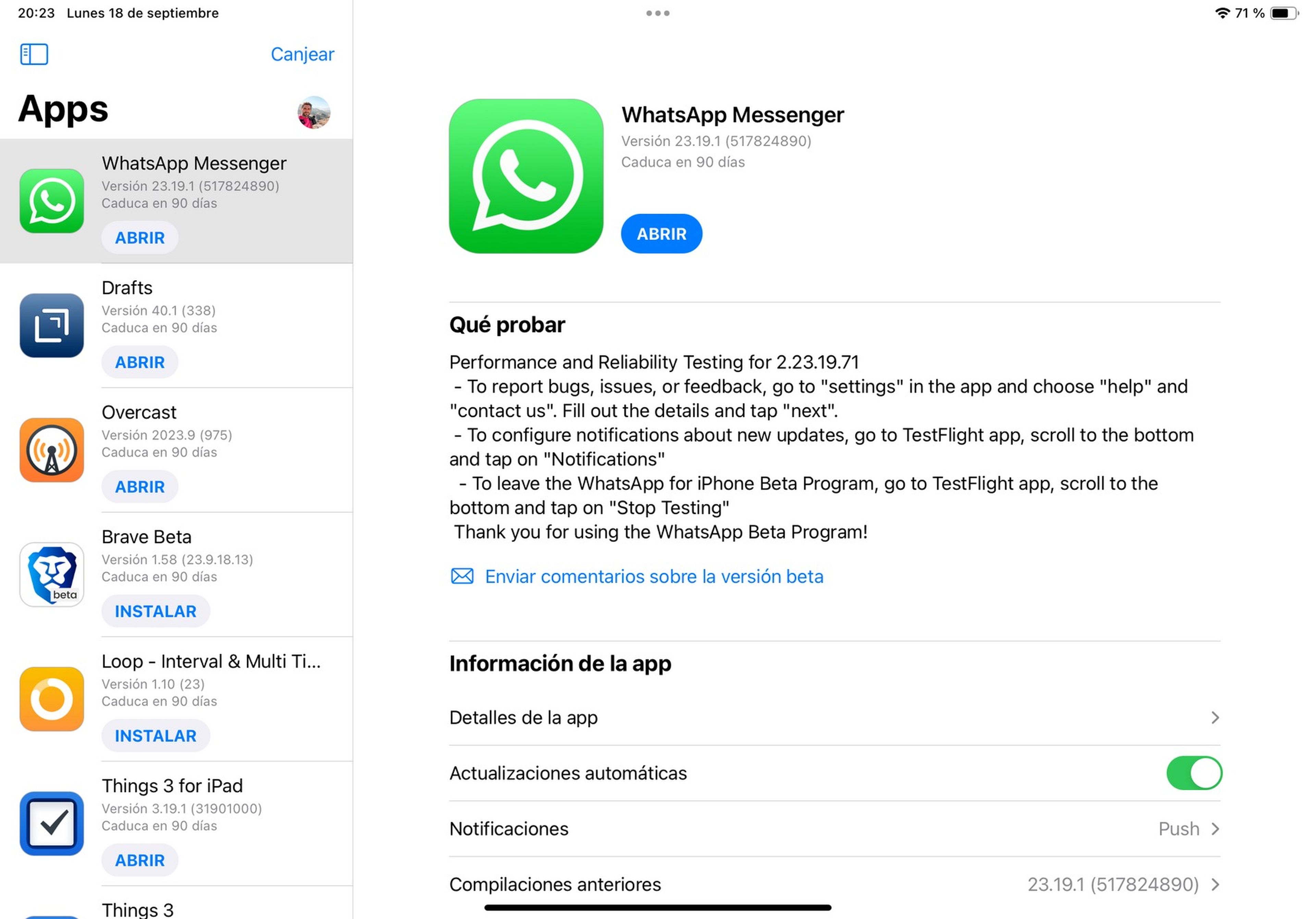 Así es la beta de WhatsApp para iPad: requisitos, novedades y consejos para descargarla