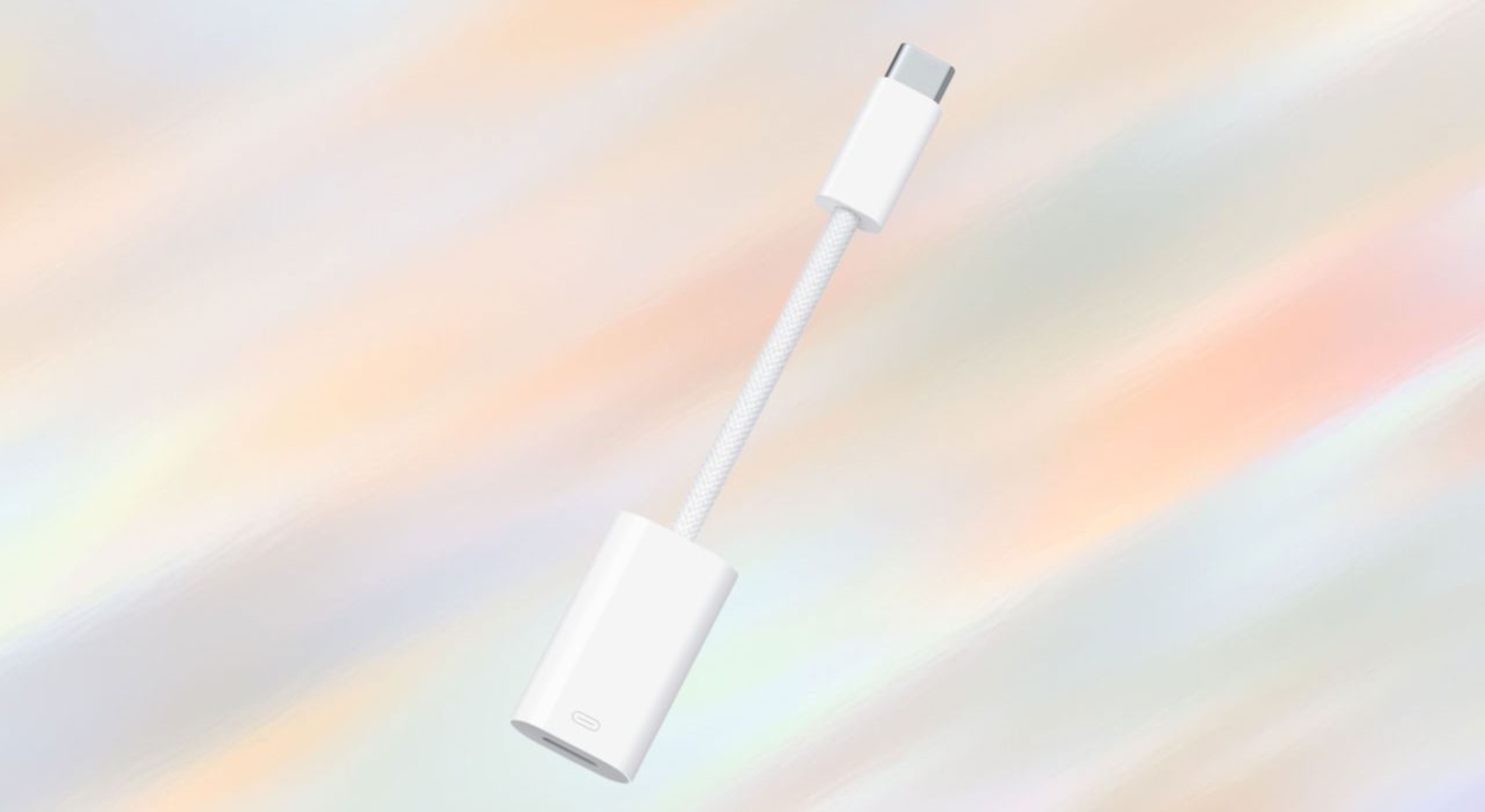 Cable adaptador USB-C a Lightning