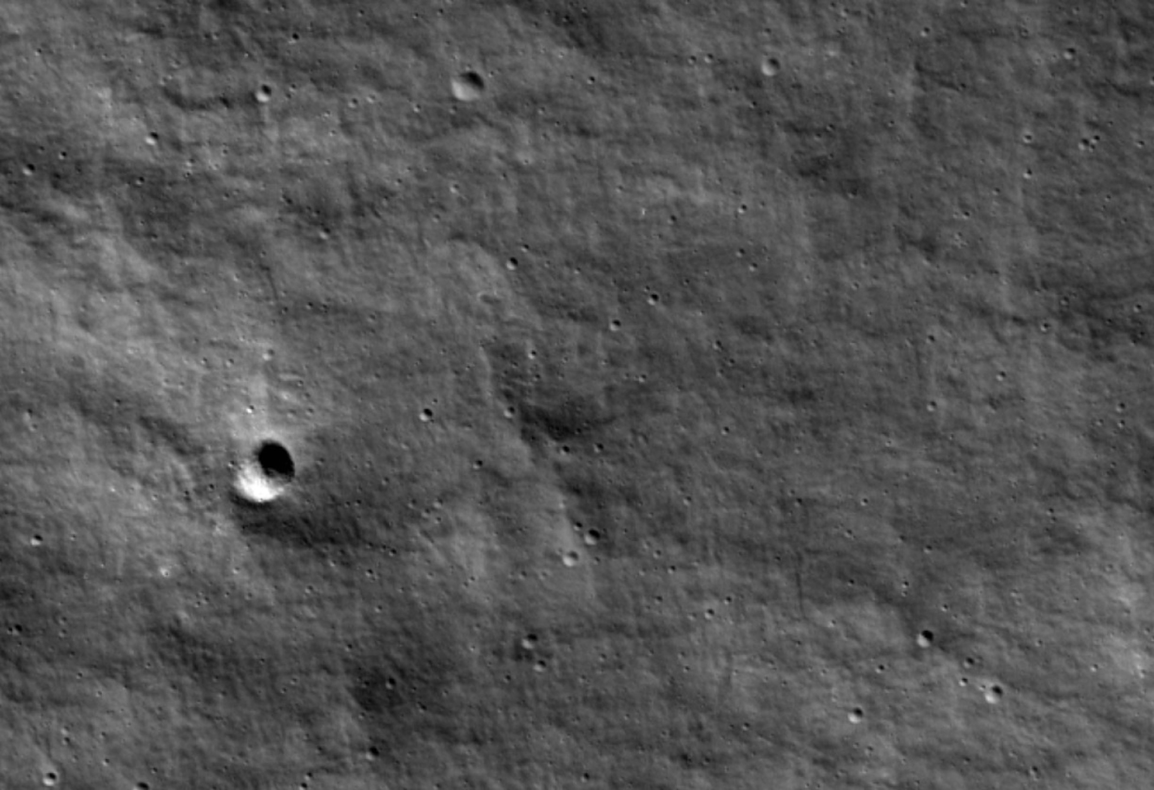 El cohete ruso Lunar 25 chocó tan fuerte contra la Luna, que ha creado un nuevo cráter