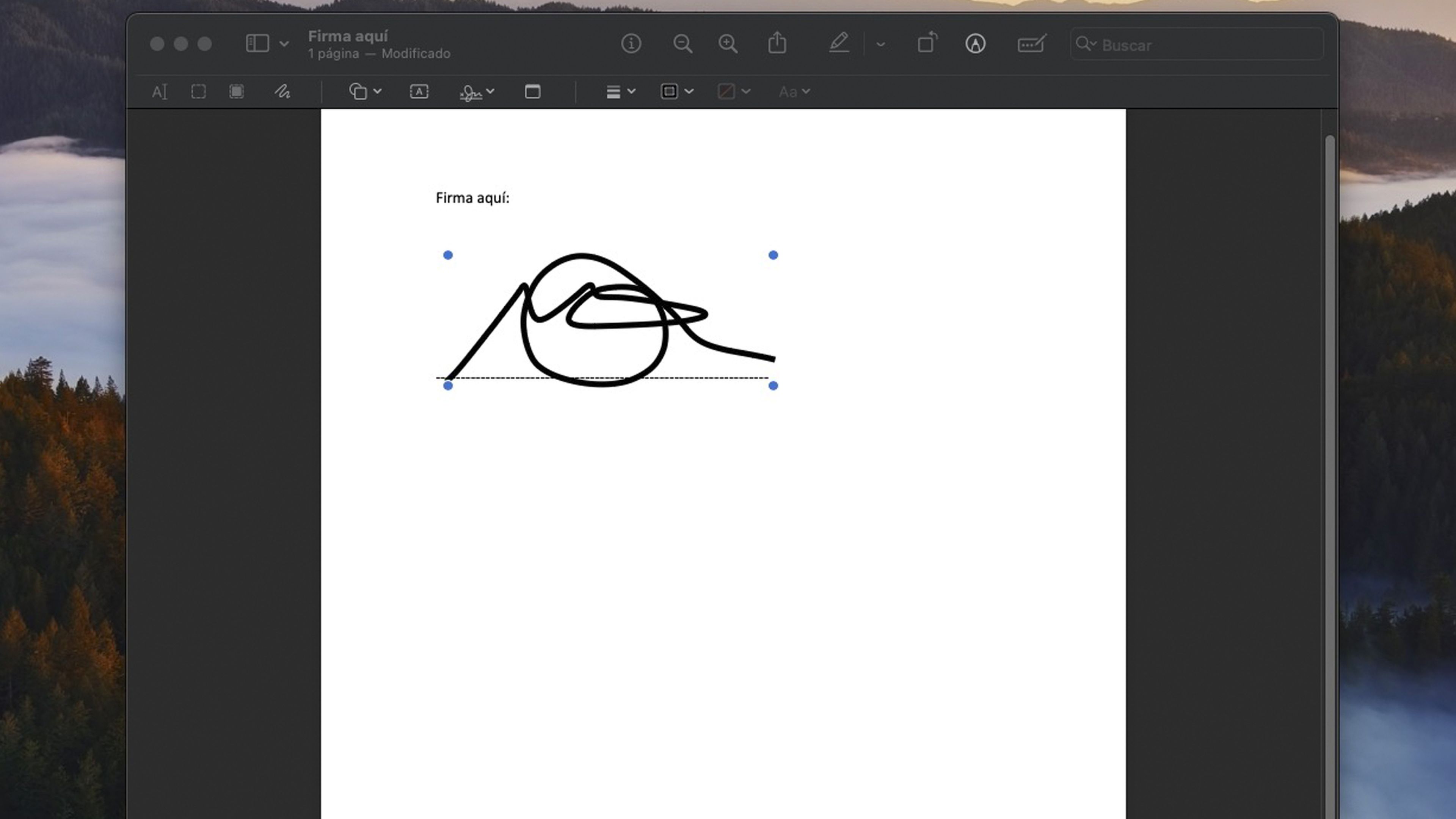Cómo firmar un PDF con macOS