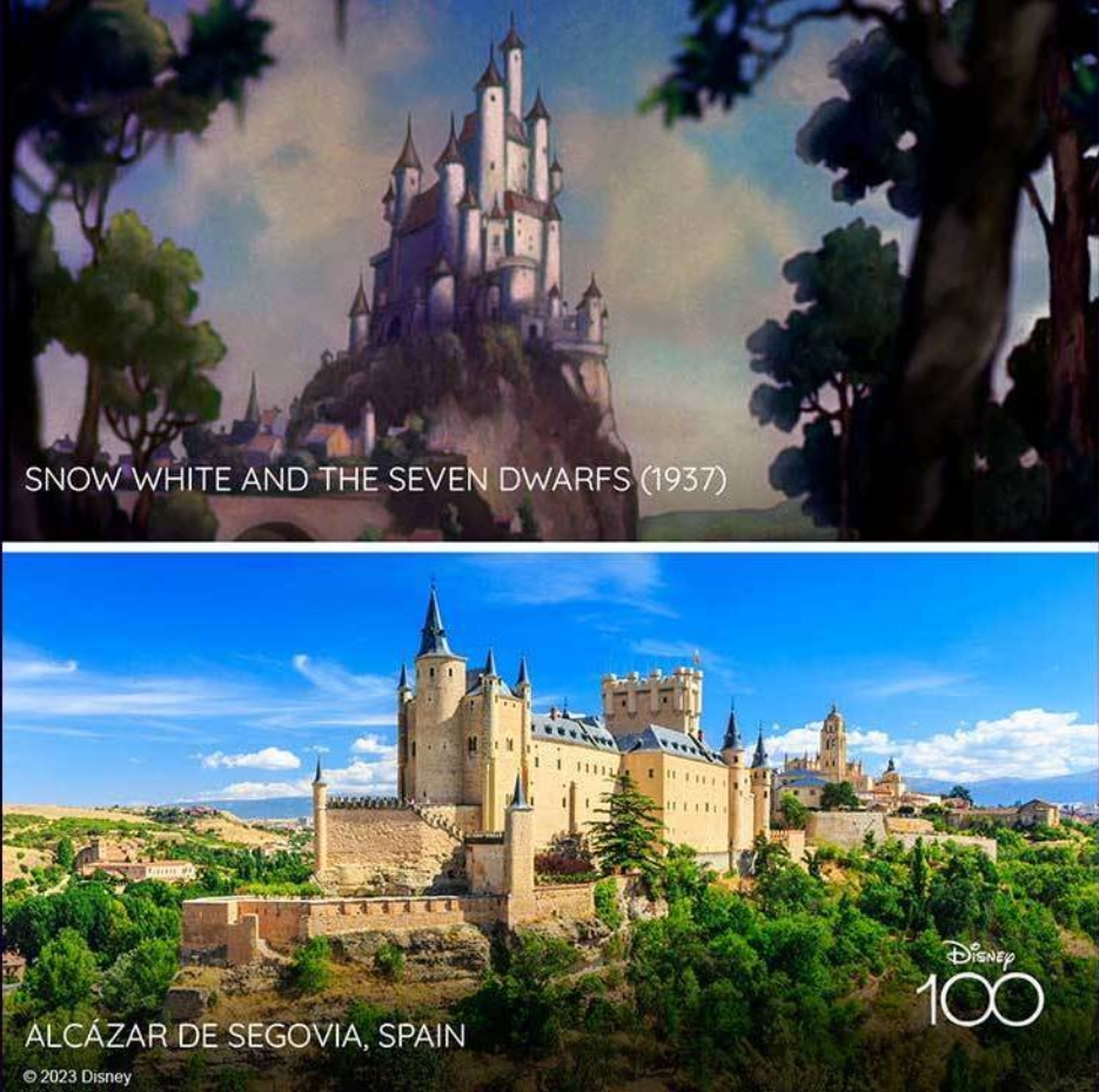 Disney al fin confirma que su castillo más famoso está inspirado en el Alcázar de Segovia