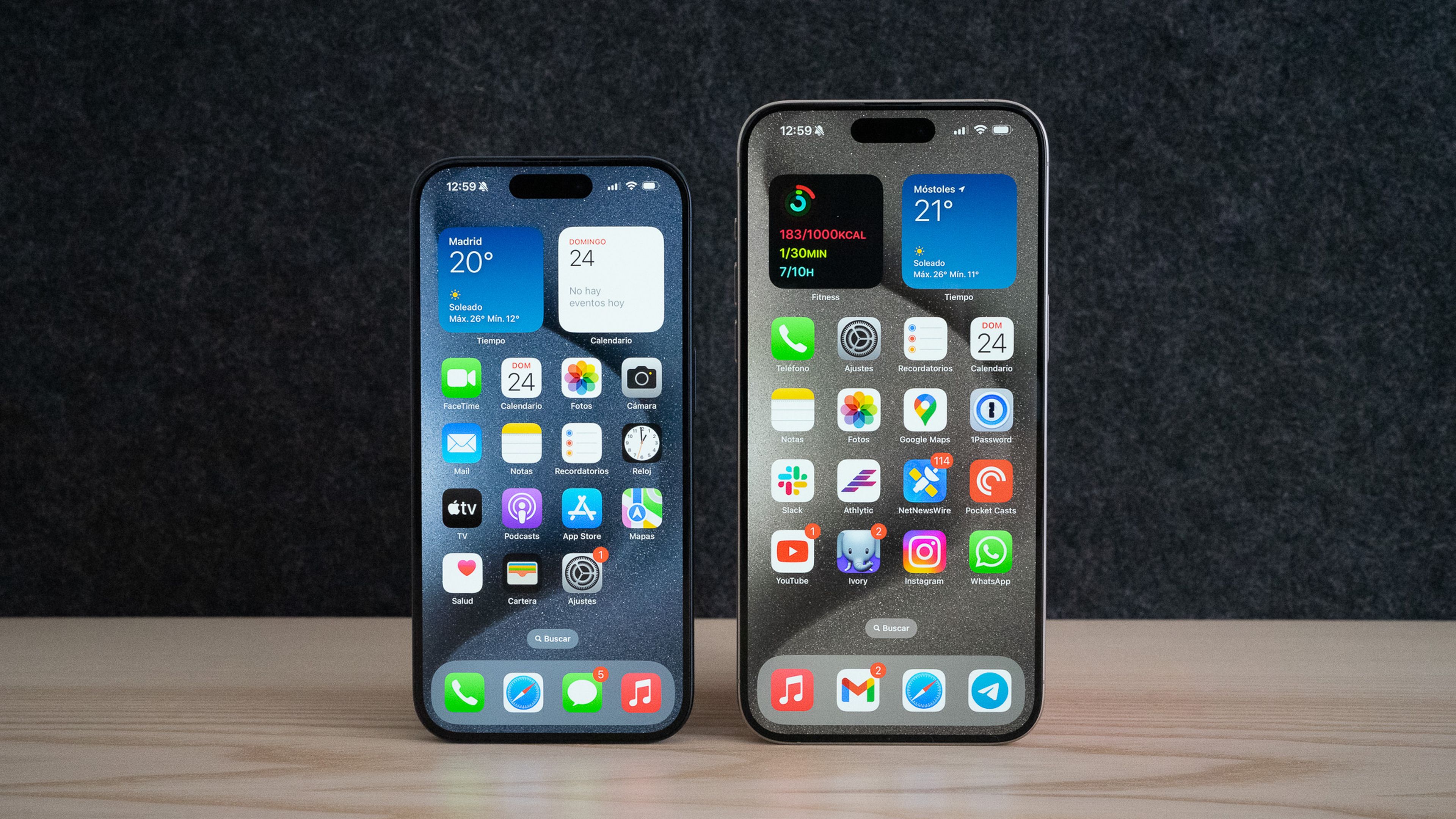 iPhone 15 Pro y iPhone 15 Pro Max