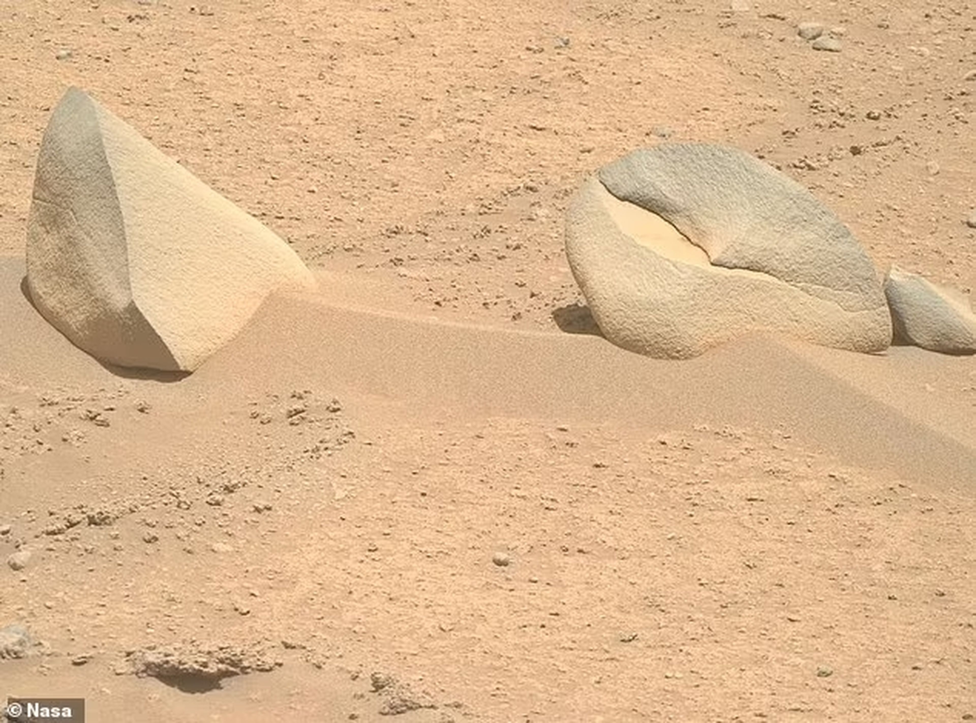 "Pinza de cangrejo" en Marte