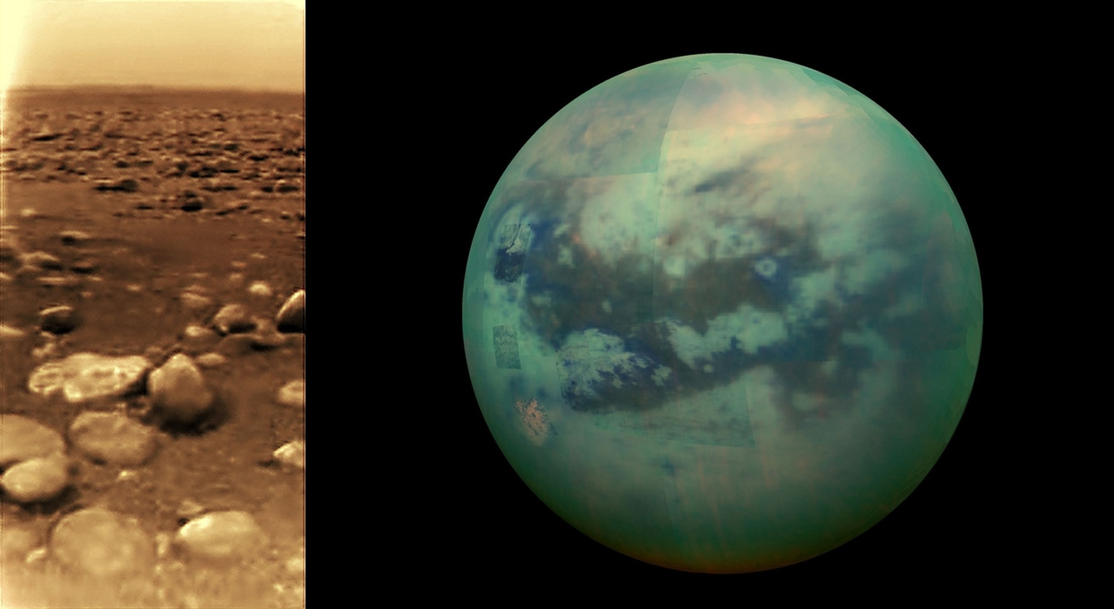 Esta es la única foto que existe del aterrizaje en Titán, la luna de Saturno, y muestra condiciones para la vida