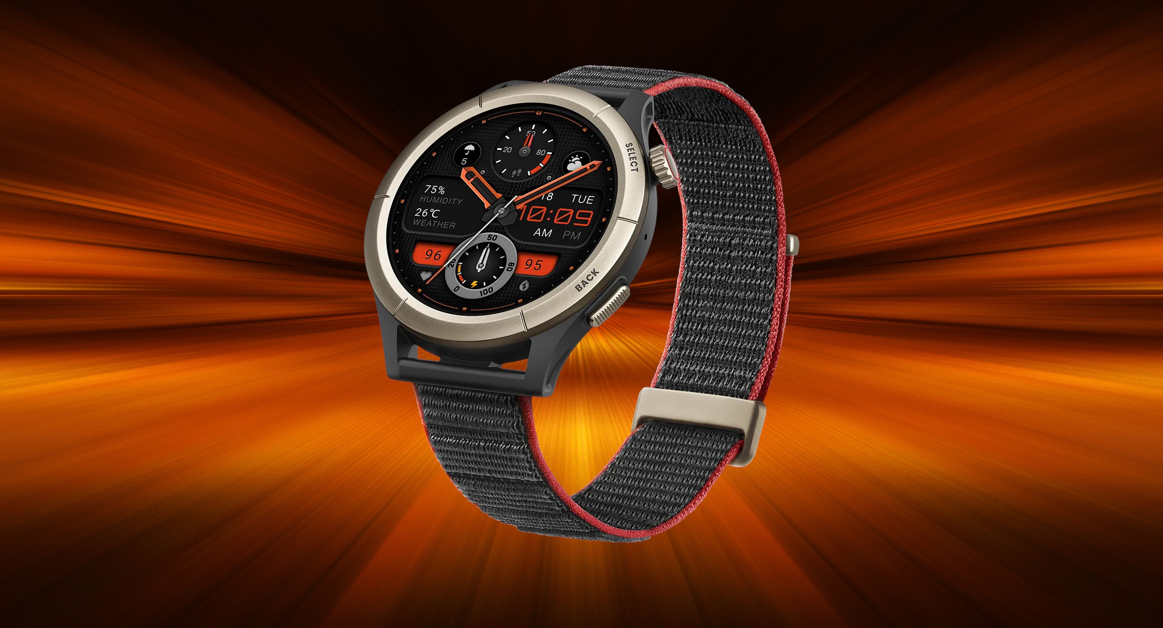 Smartwatch Amazfit Cheetah Pro Reloj Inteligente Color Negro