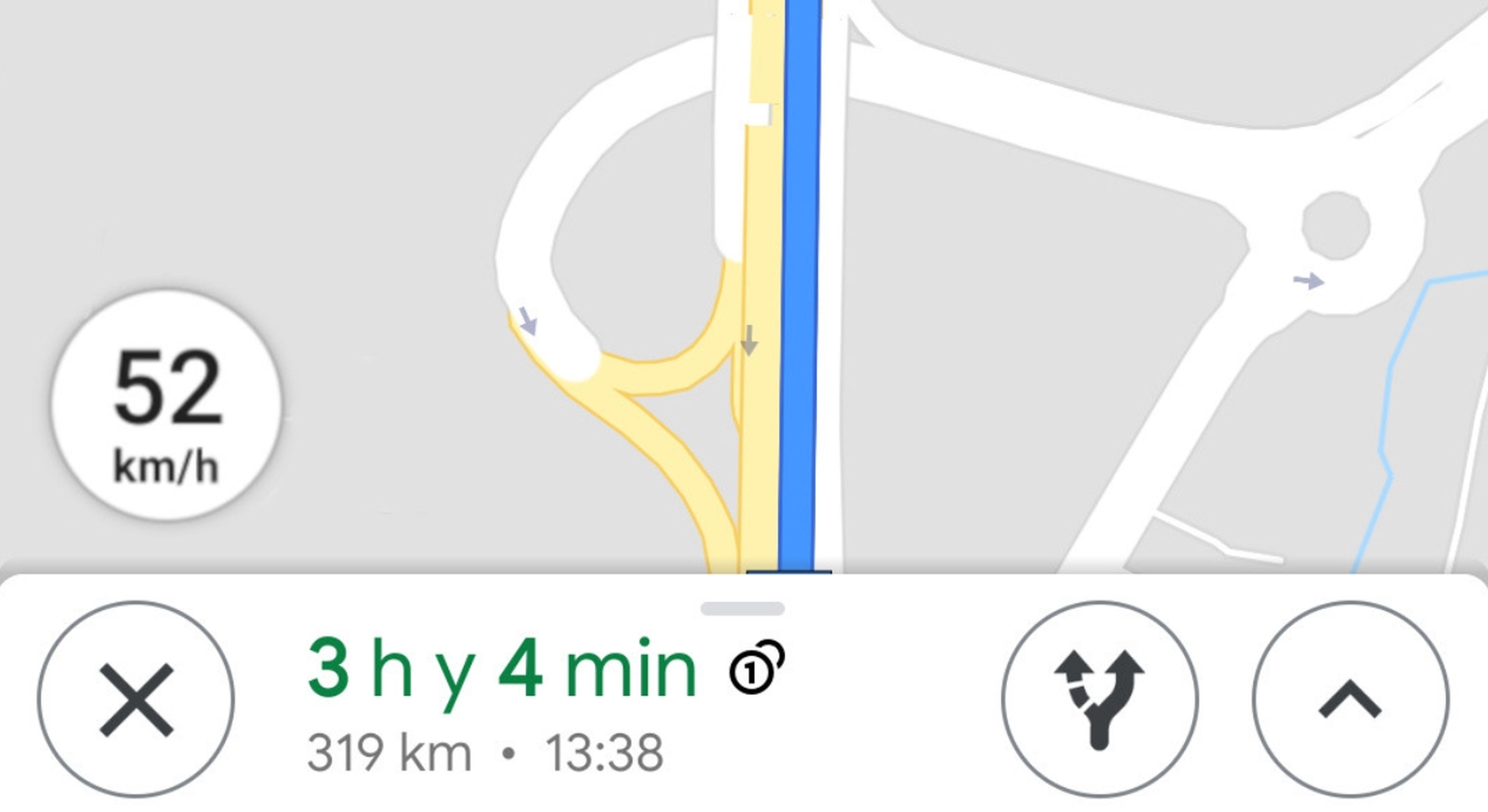 Google Maps velocidad