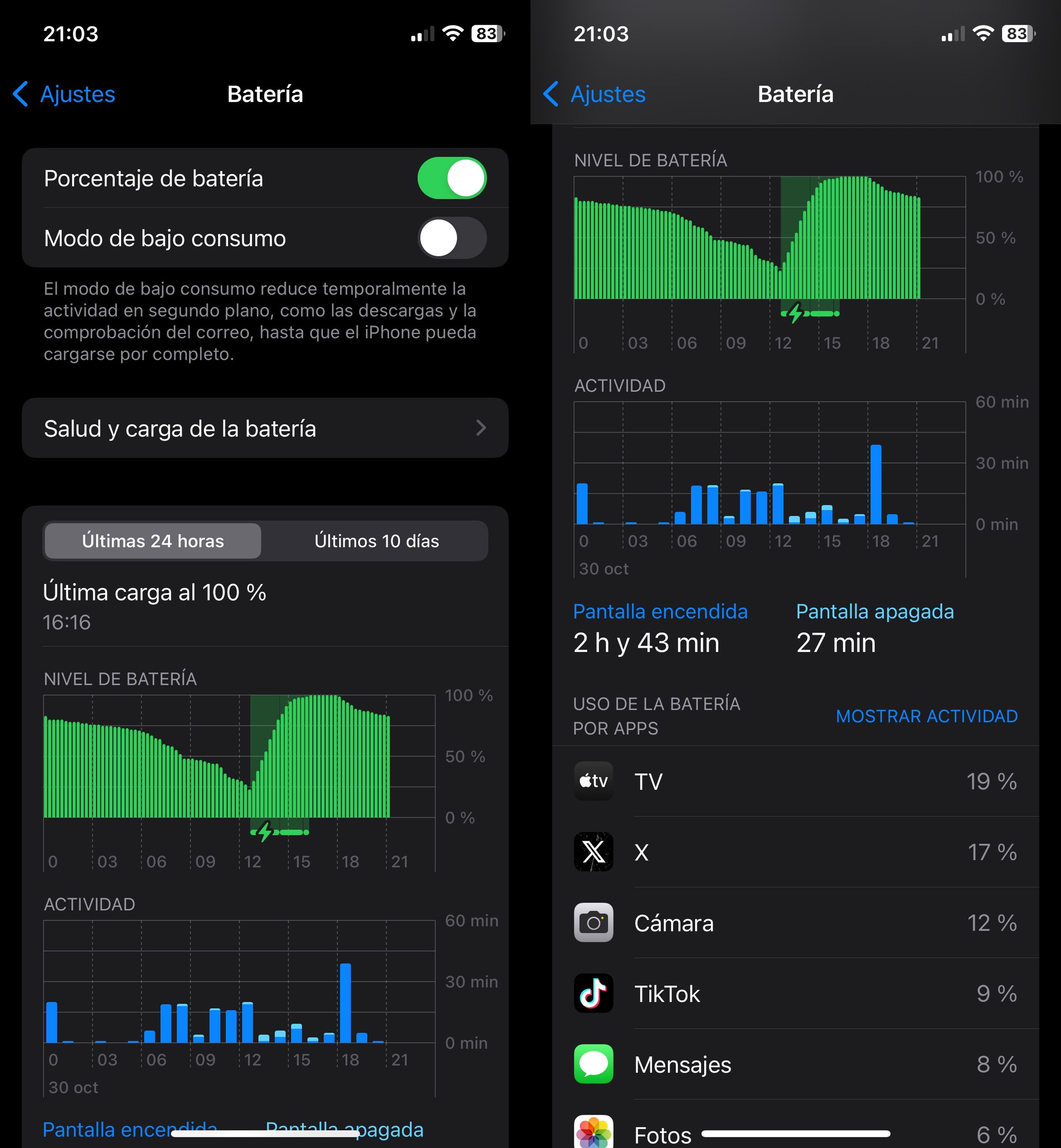 Identifica las apps que están consumiendo más batería