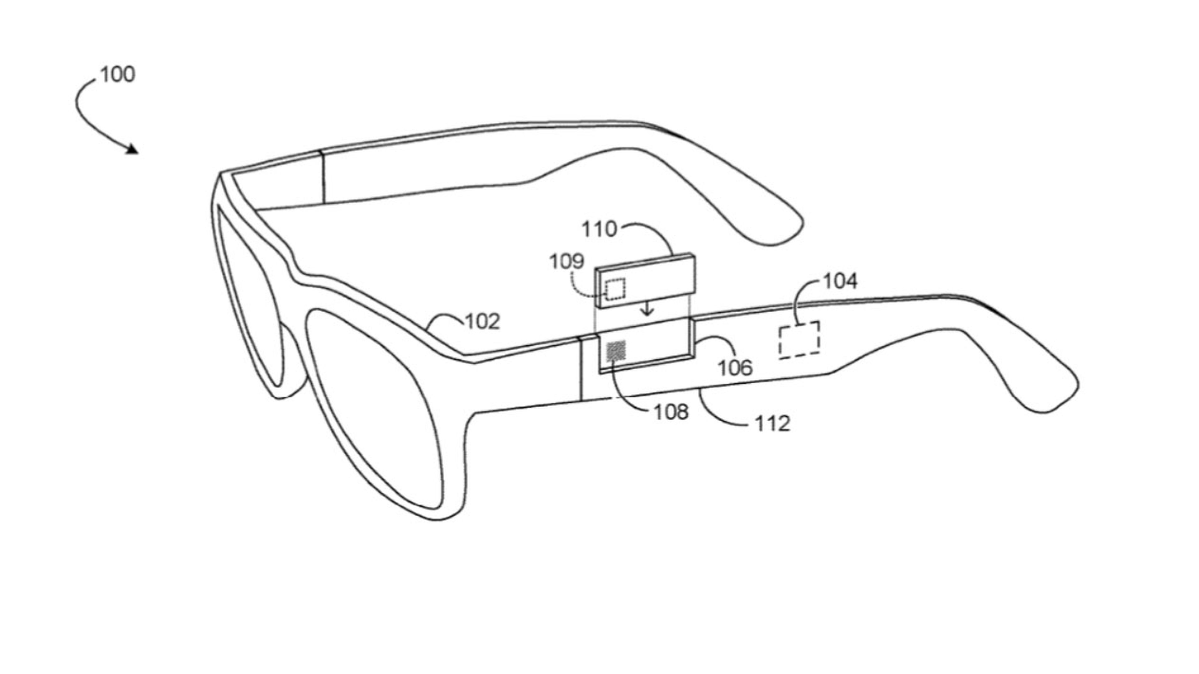 Microsoft piensa en unas gafas de realidad aumentada con un diseño modular y batería intercambiable